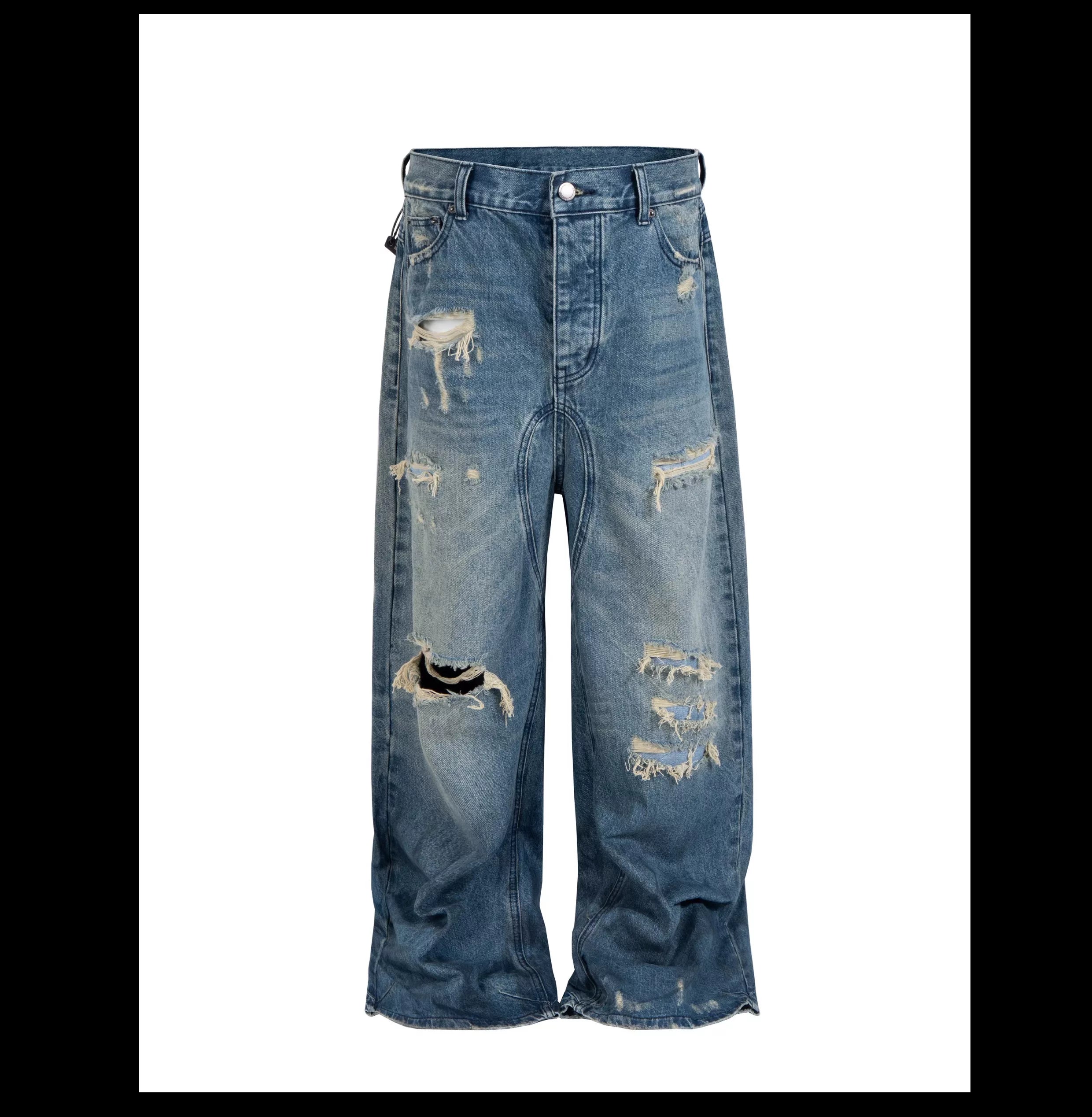 Rubble Wash Overstack Shred Jeans