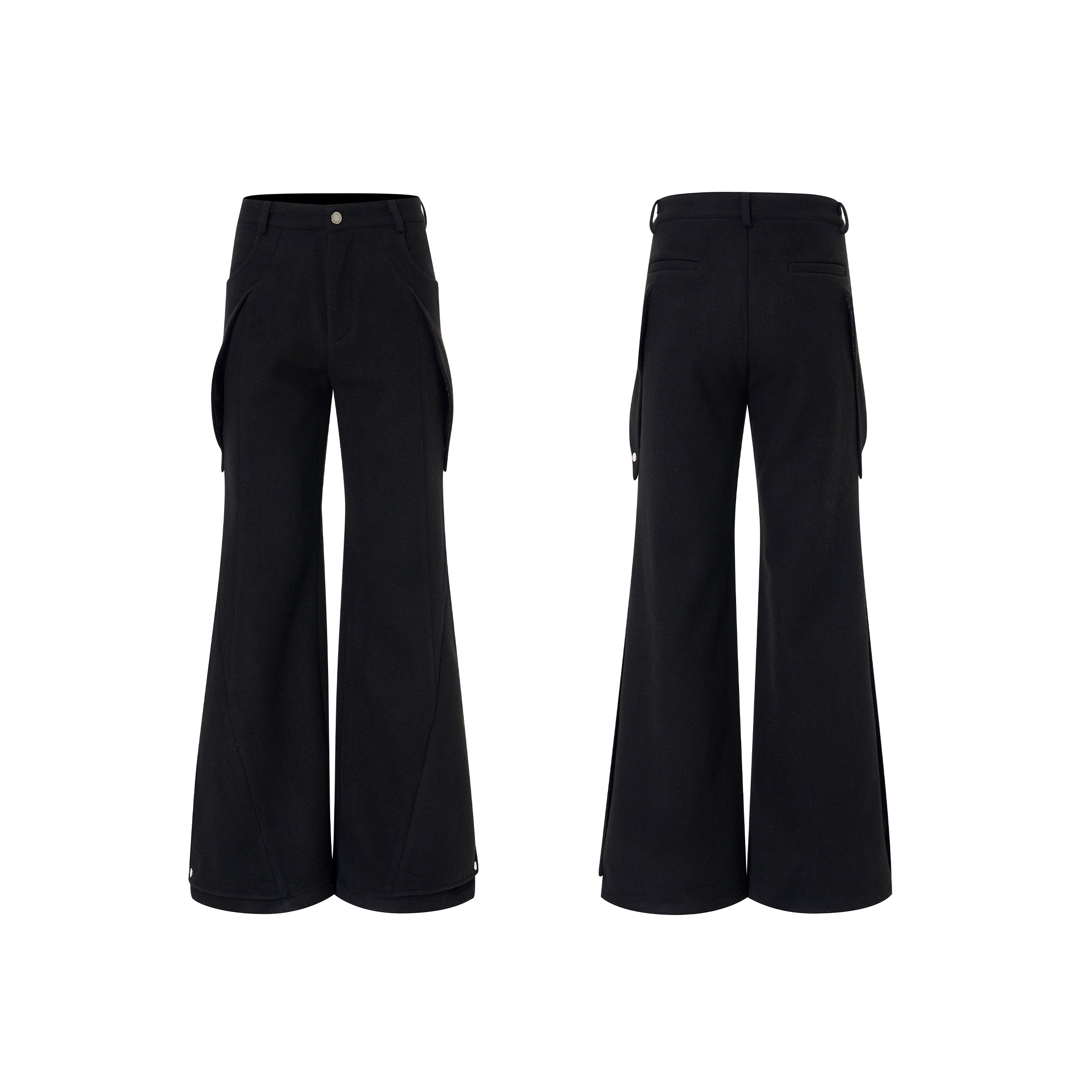 Shadow Vane Split Hem Trousers and Jacket Setup