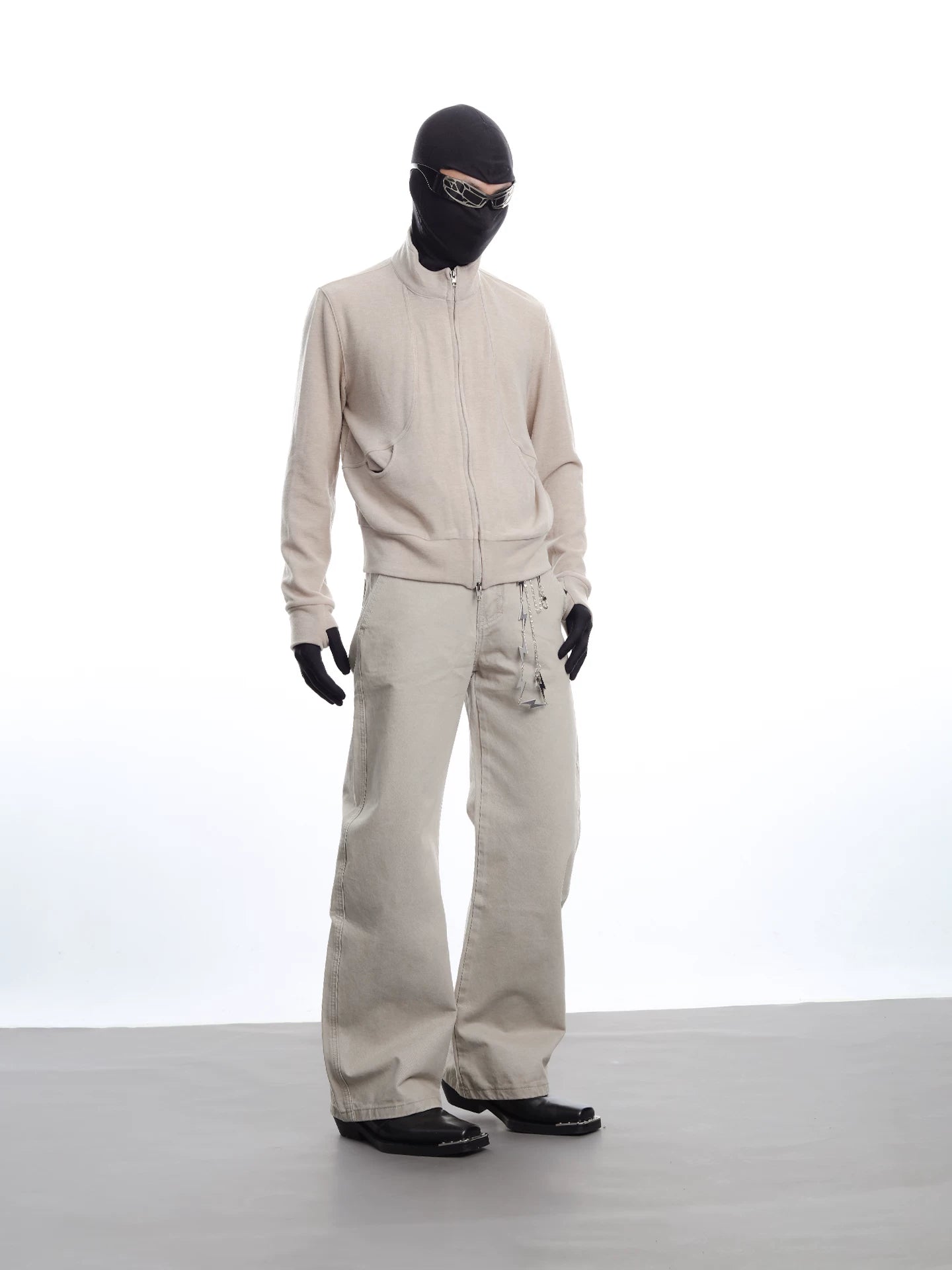 Stormchain Sand Wide-Leg Trousers