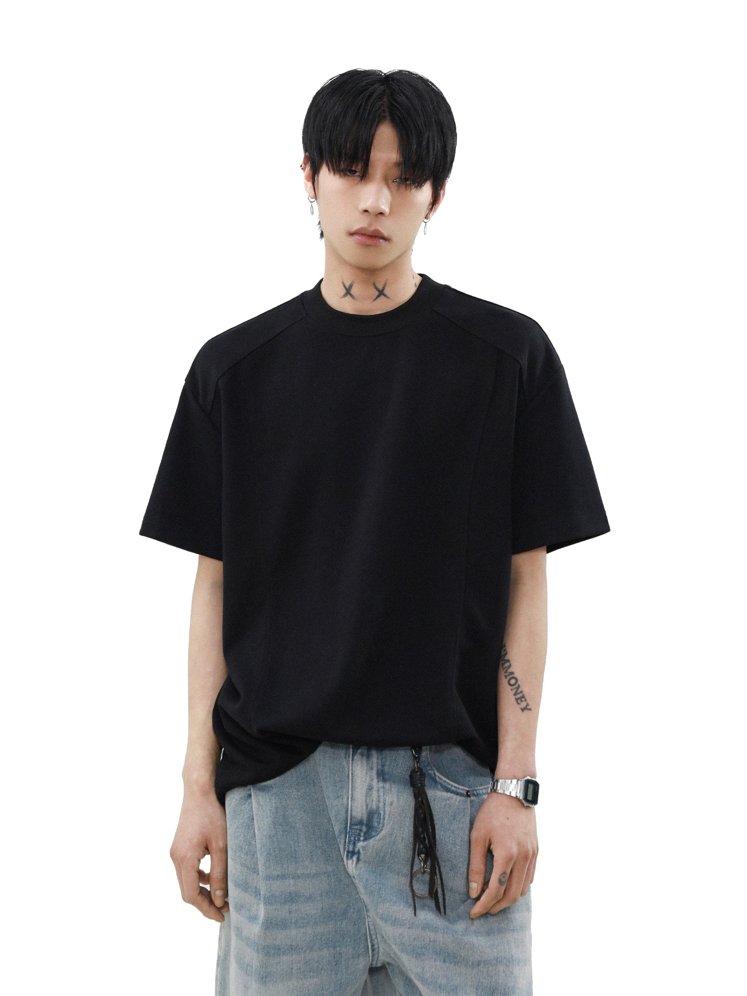 Silverline Seam Detail Relaxed Tee