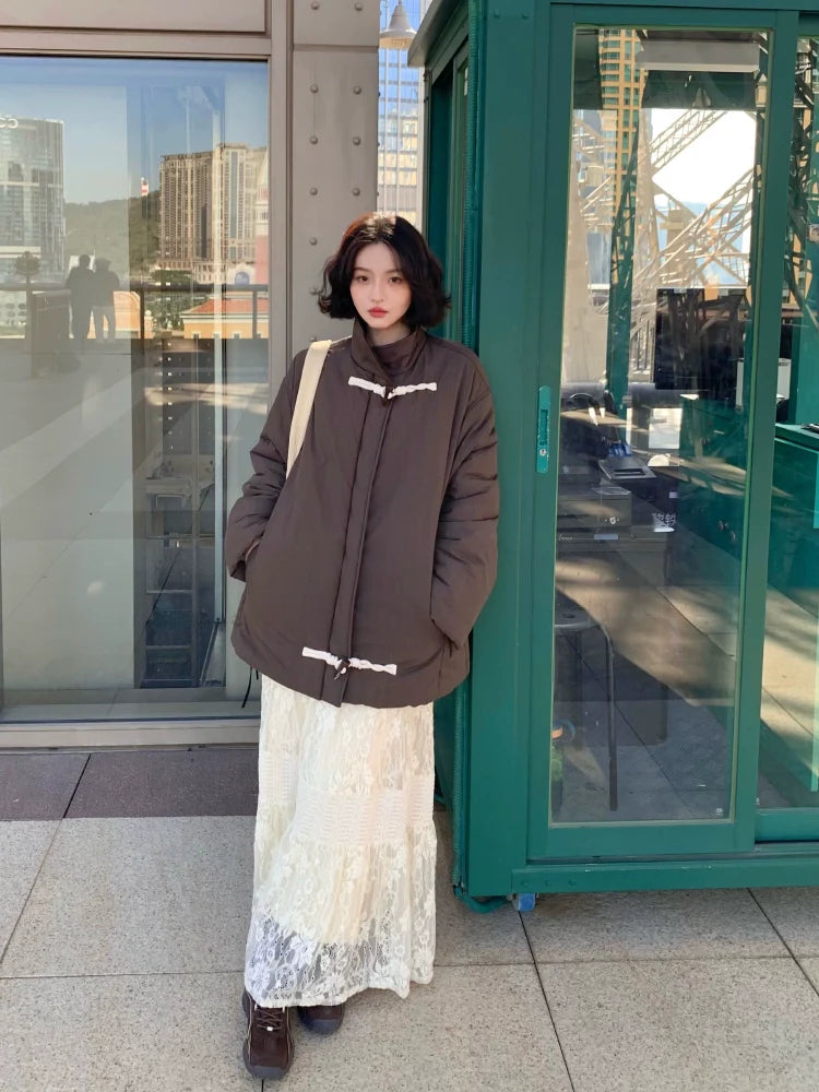 Ivory Floral Lace Maxi Skirt