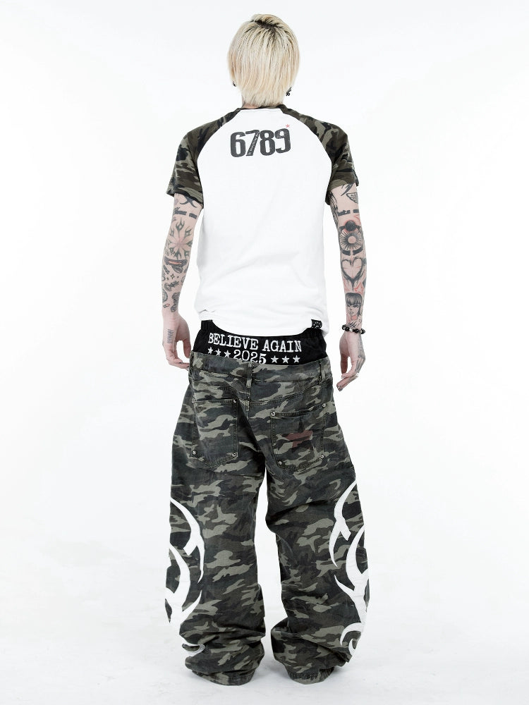 Camo Noise North Star Tee