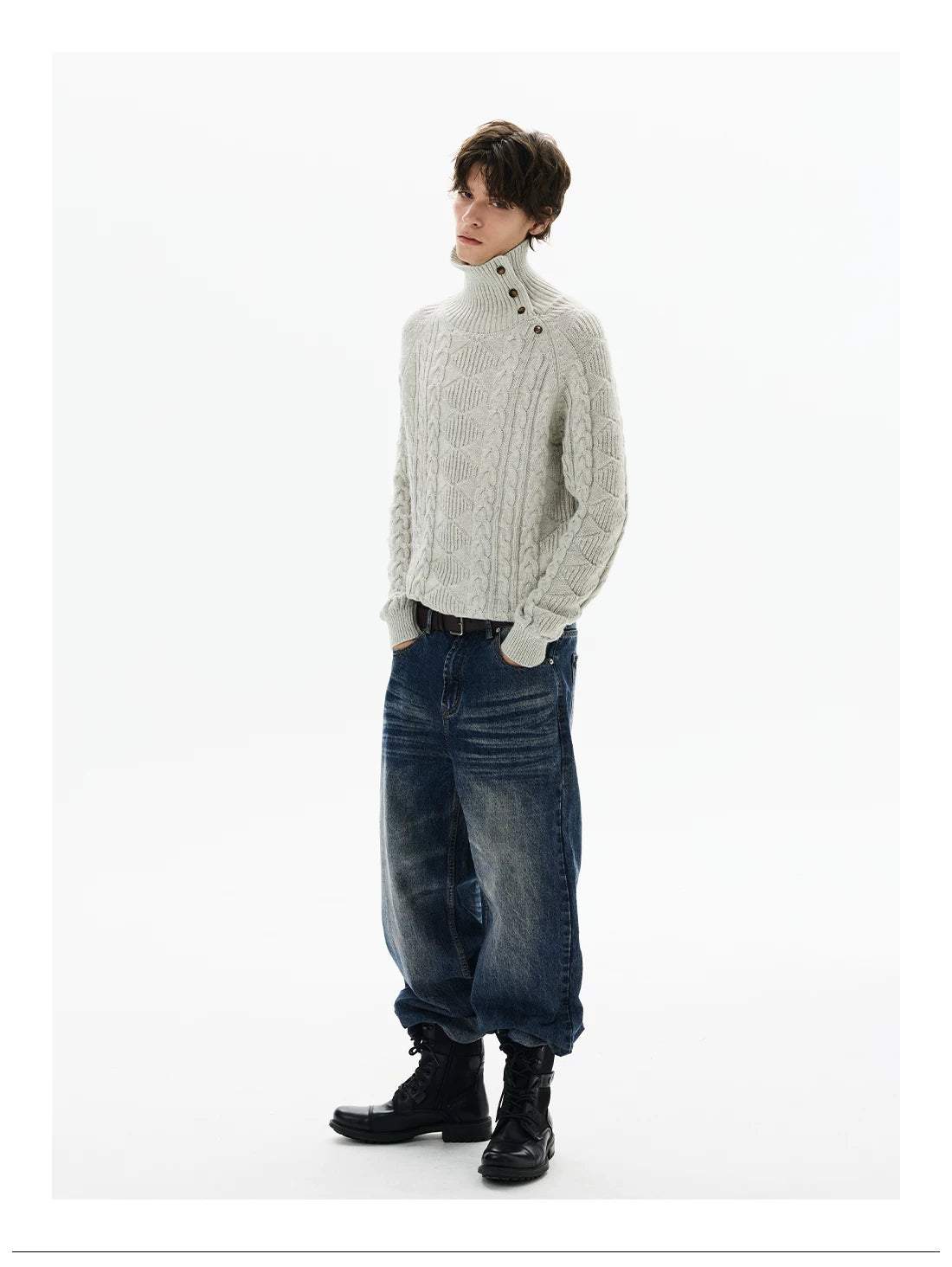 Drift Wash Wide Jeans