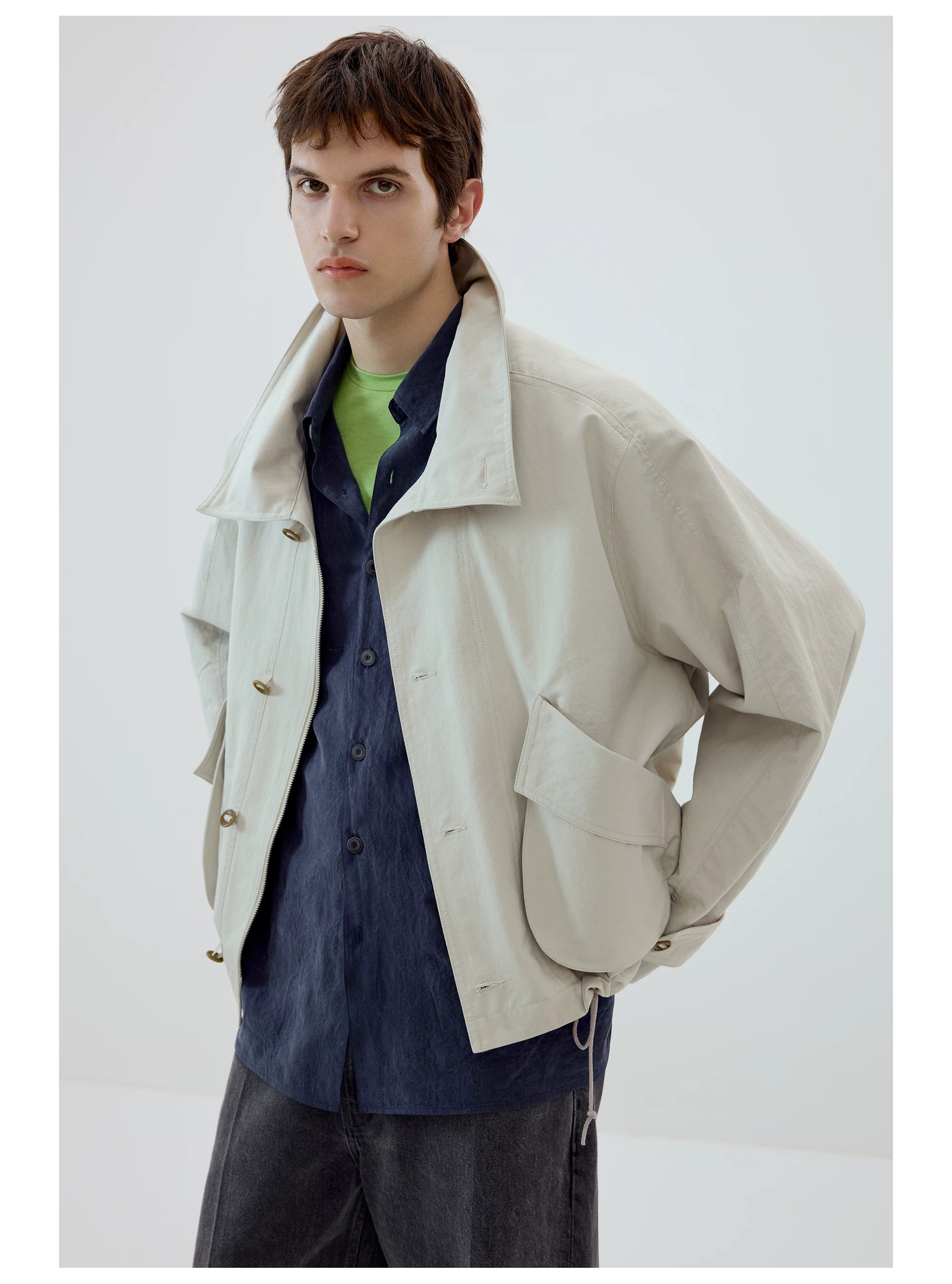 Driftshade Cropped Utility Jacket