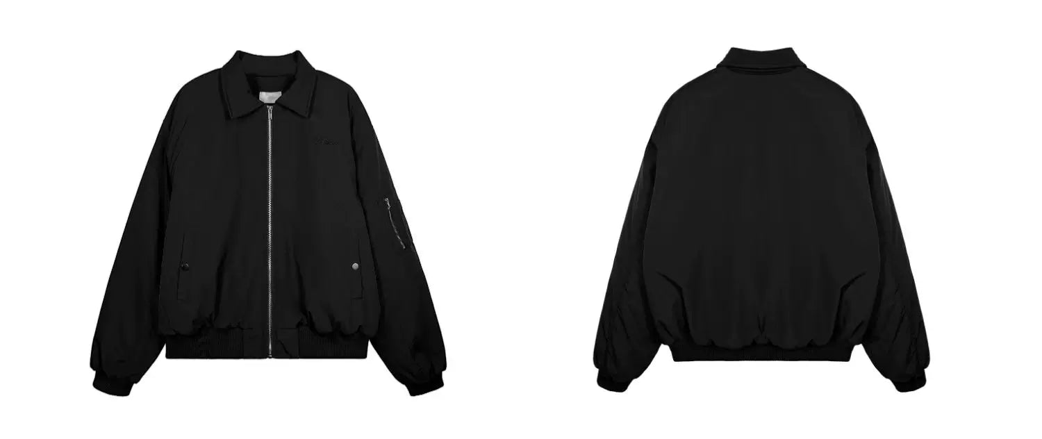 Harborline Ember Zip Bomber Jacket