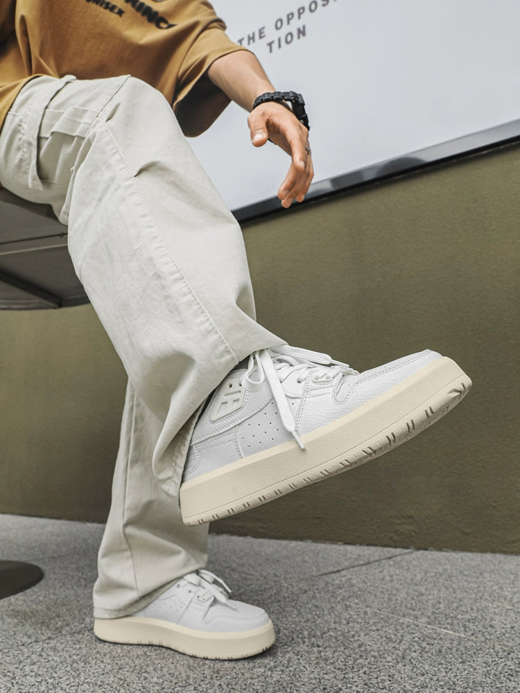 Perforated Leather Sneakers