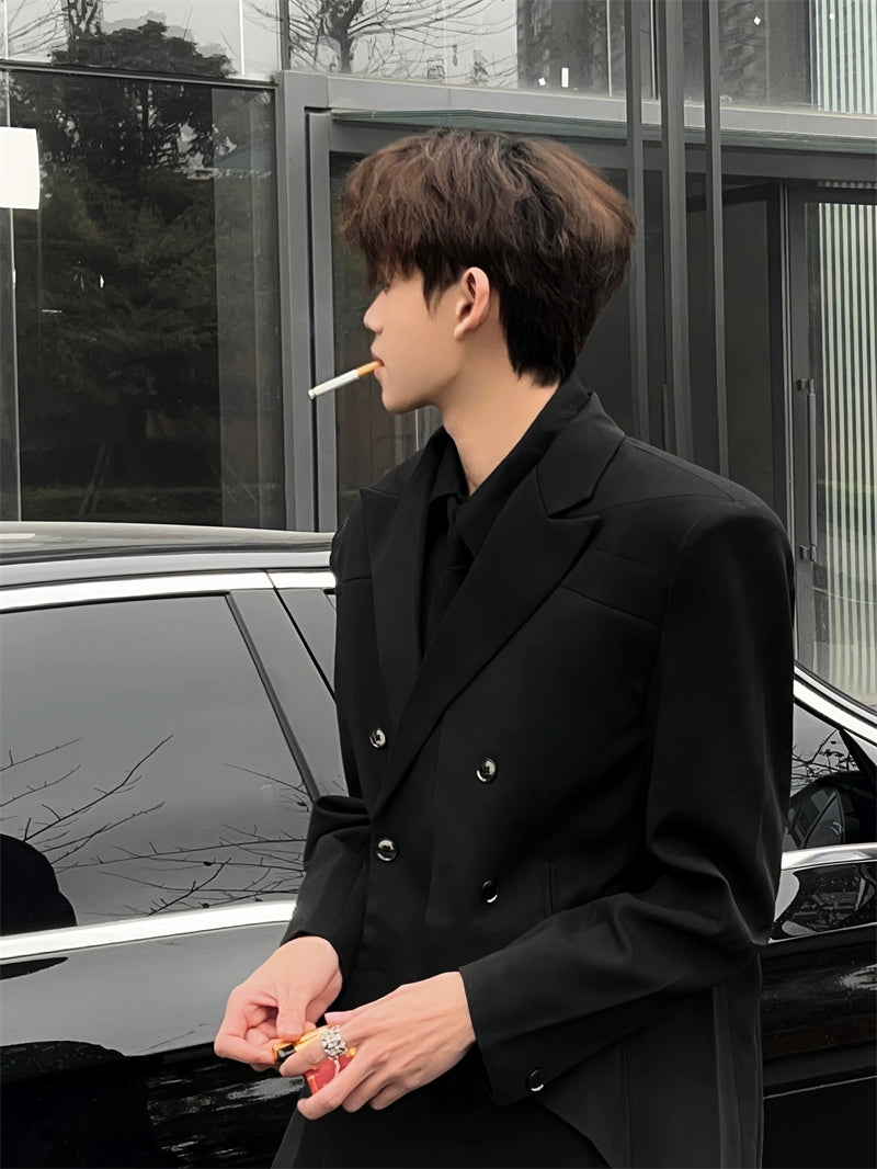 Oversized Double-Breasted Suit