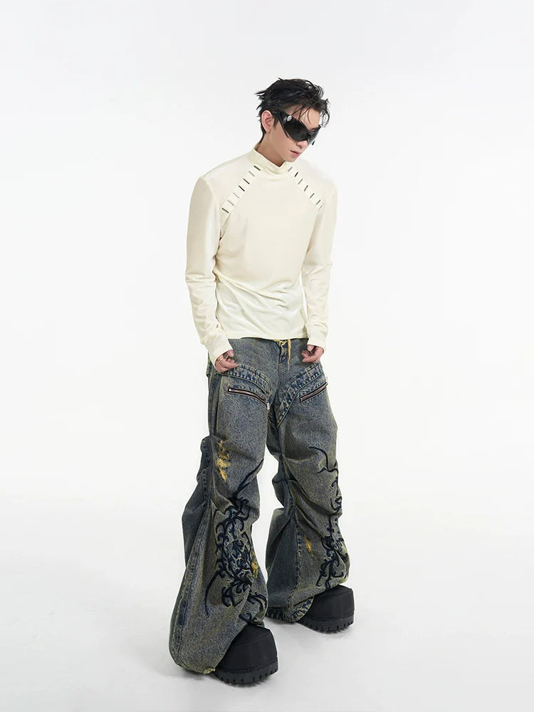 Stealth Velvet Turtleneck T-Shirt