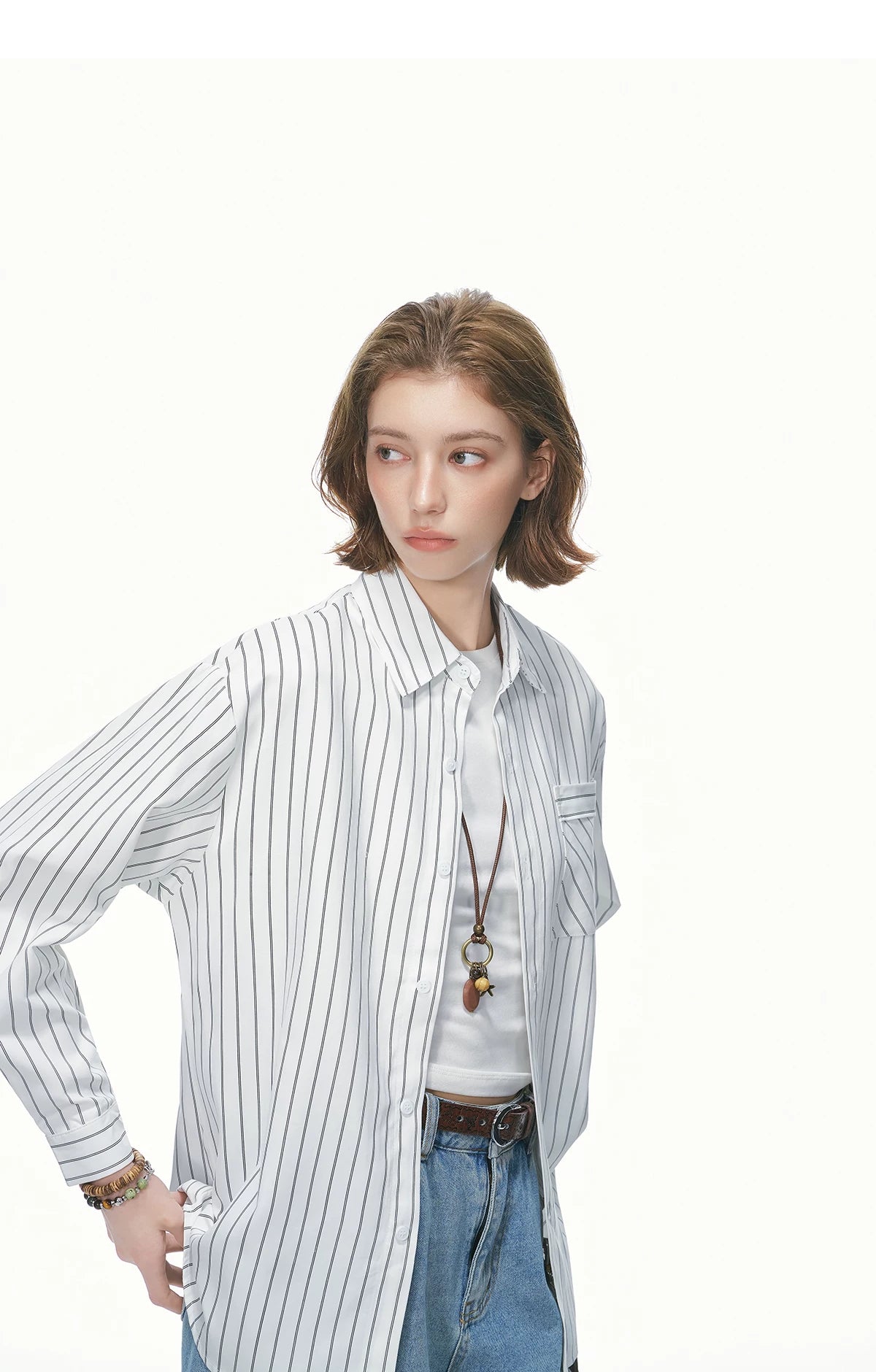 Coastline Vertical Stripe Easy Shirt