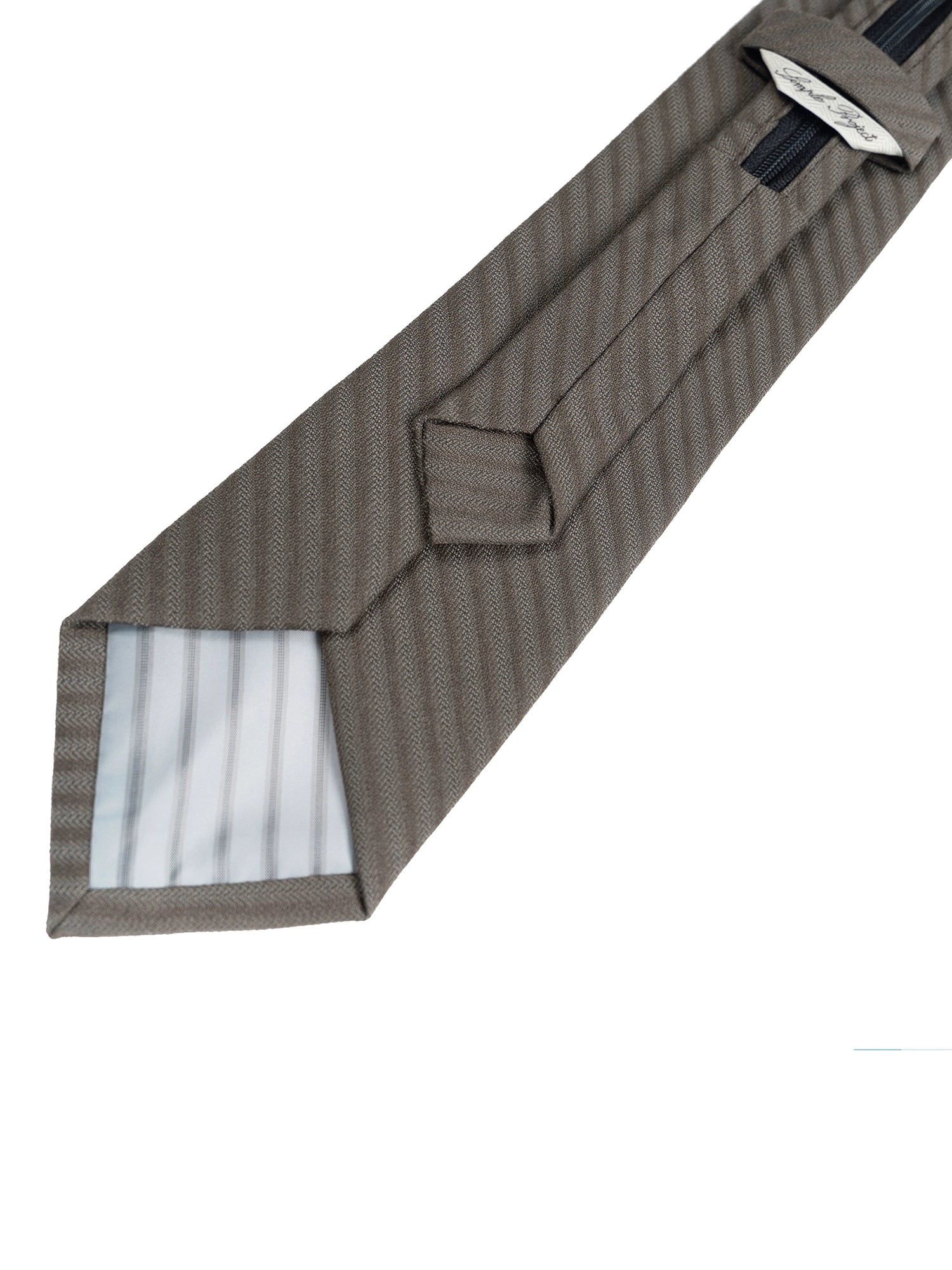 Classic Grey Striped Tie