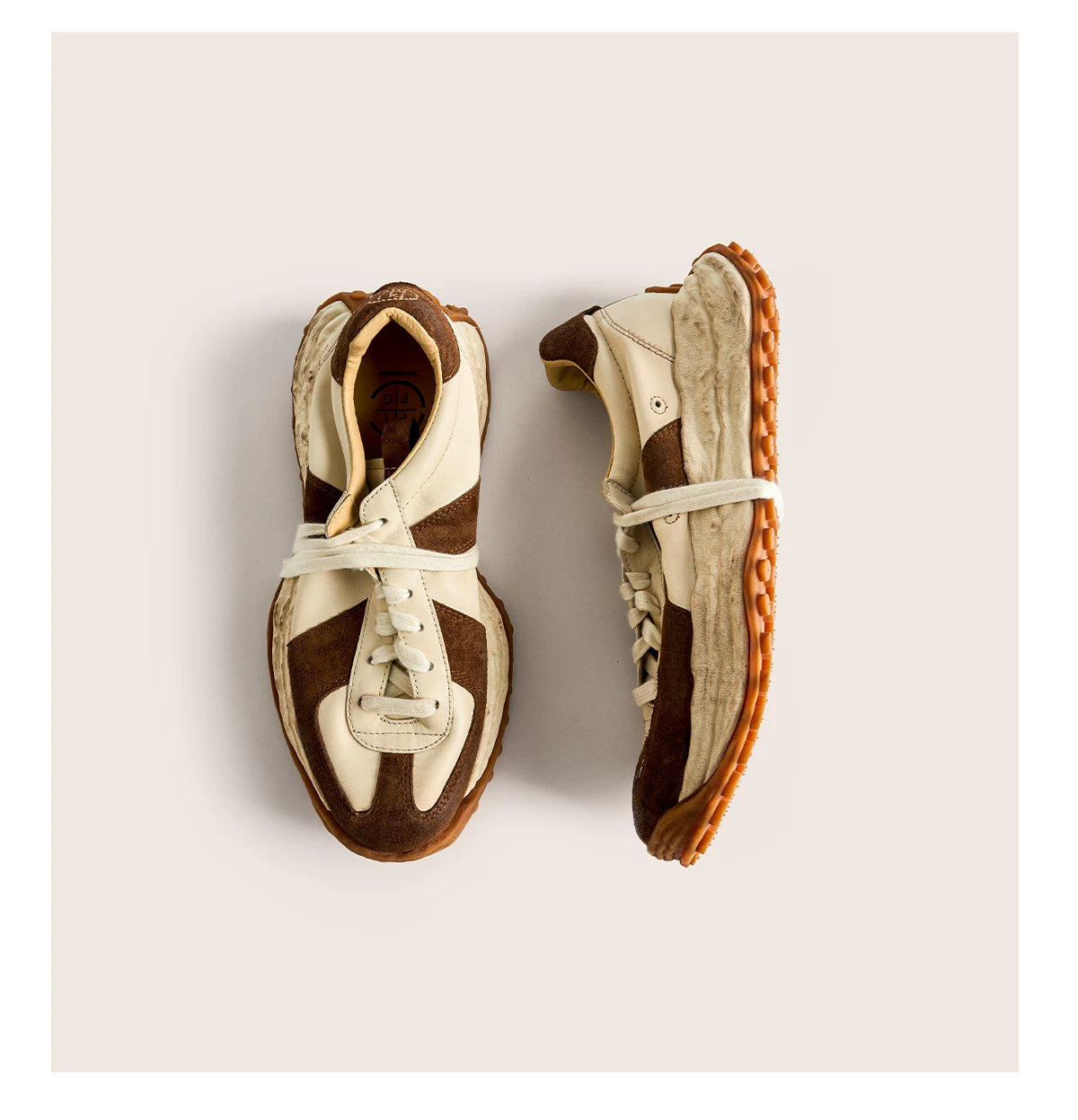 Retro Trail Leather Sneakers