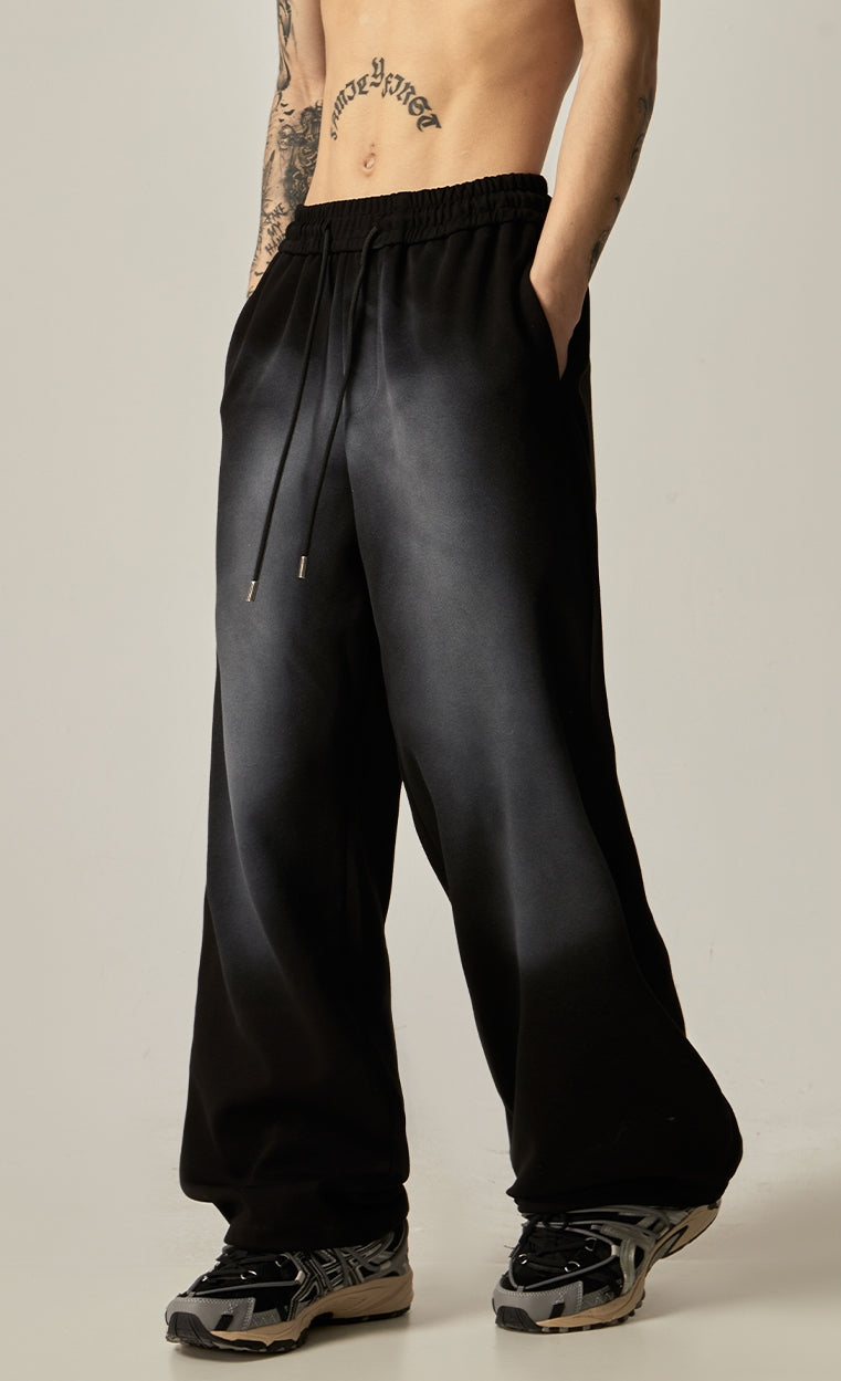 Silky Wide-Leg Drawstring Lounge Pants