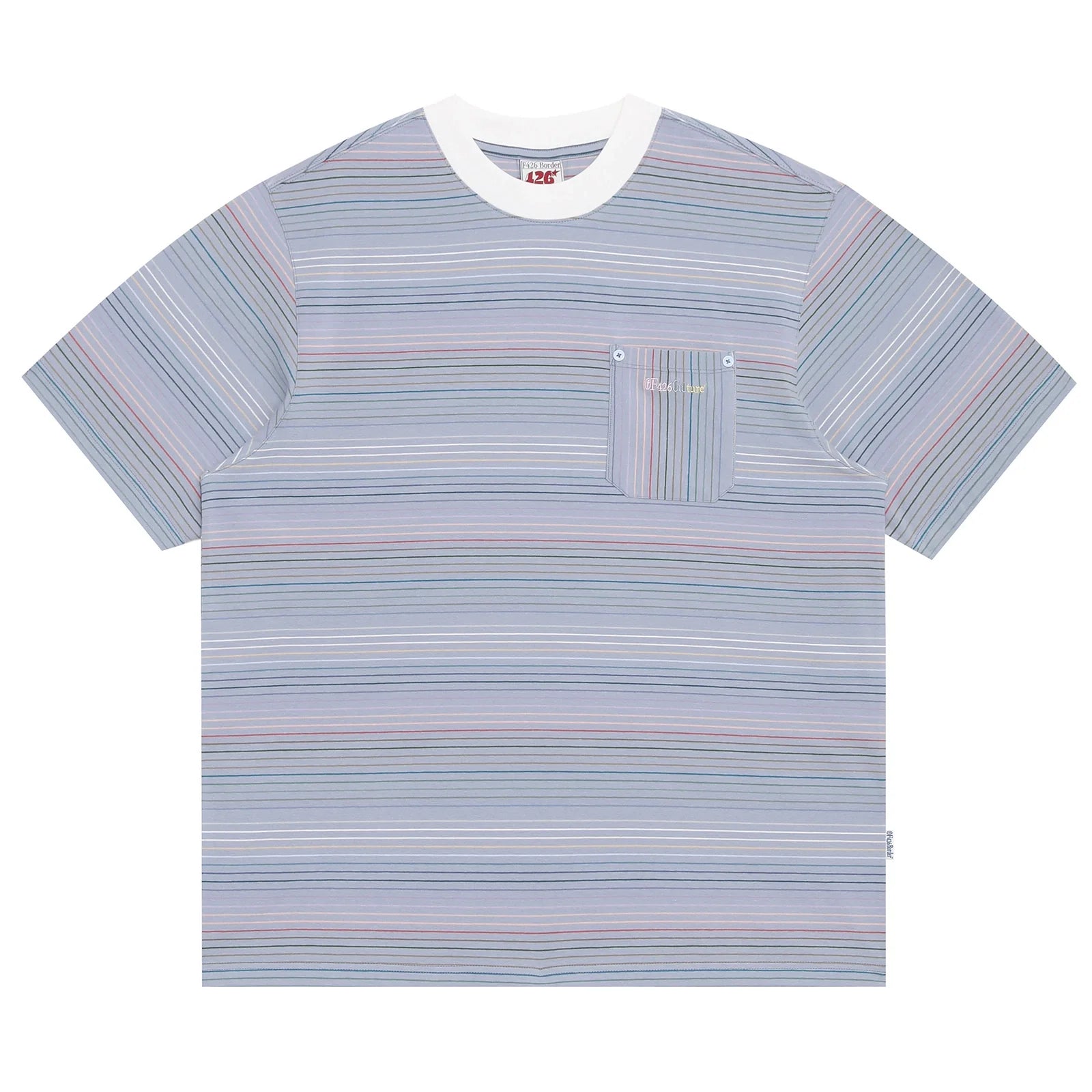 Striped Logo T-Shirt for Summer - chiclara