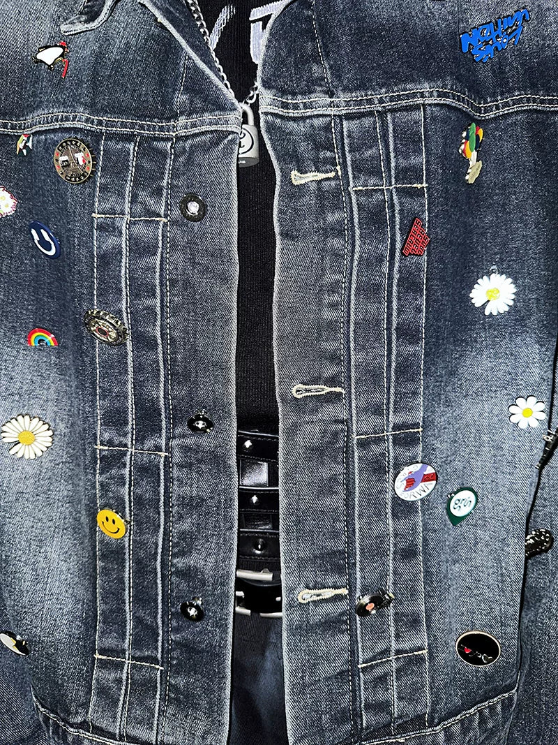 Charmstorm Pinned Relic Denim Jacket