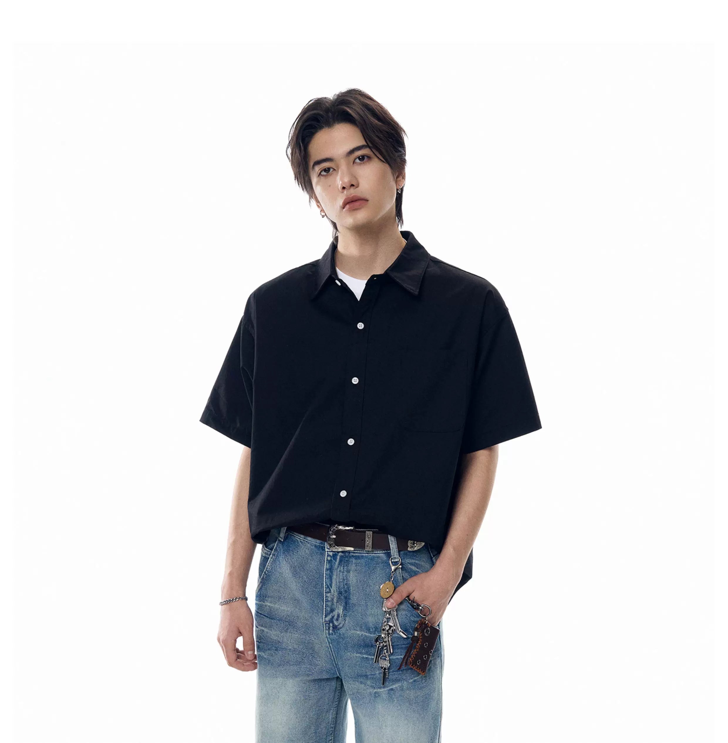 Clean Slate Boxy Short-Sleeve Shirt