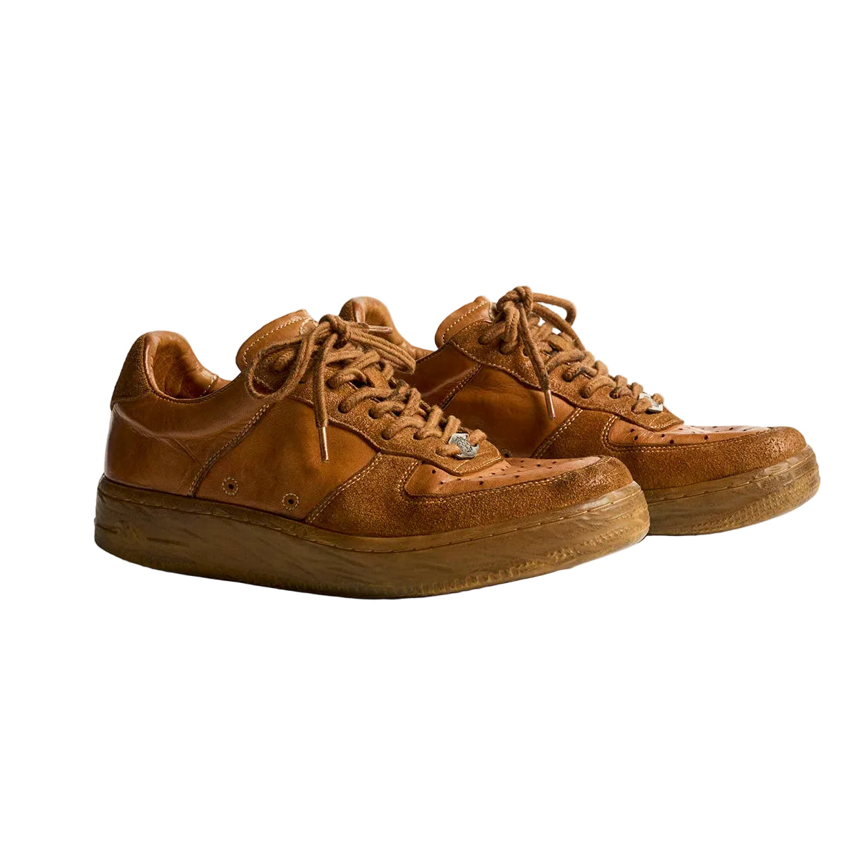 Heritage Distressed Leather Sneakers