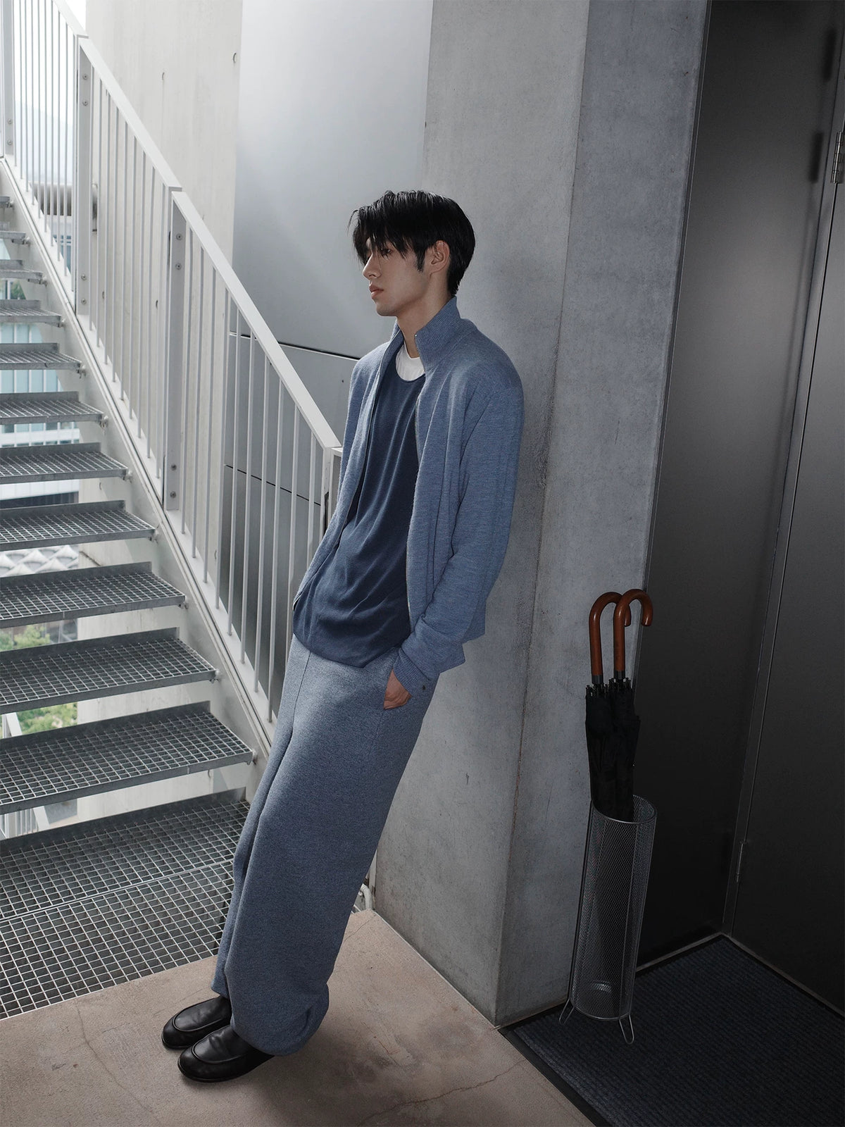 Skyline Zip Knit Cardigan