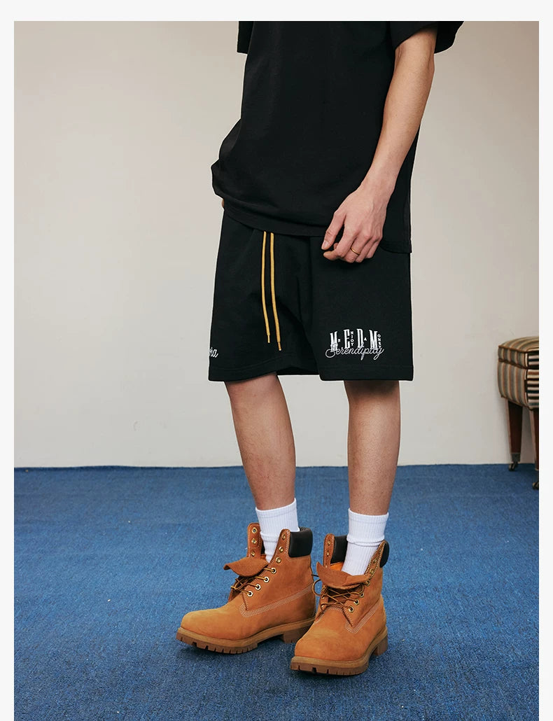 Metroline Drop-Crotch Sweat Shorts