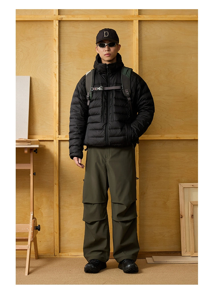 Fleece-Lined Warm Paratrooper Pants