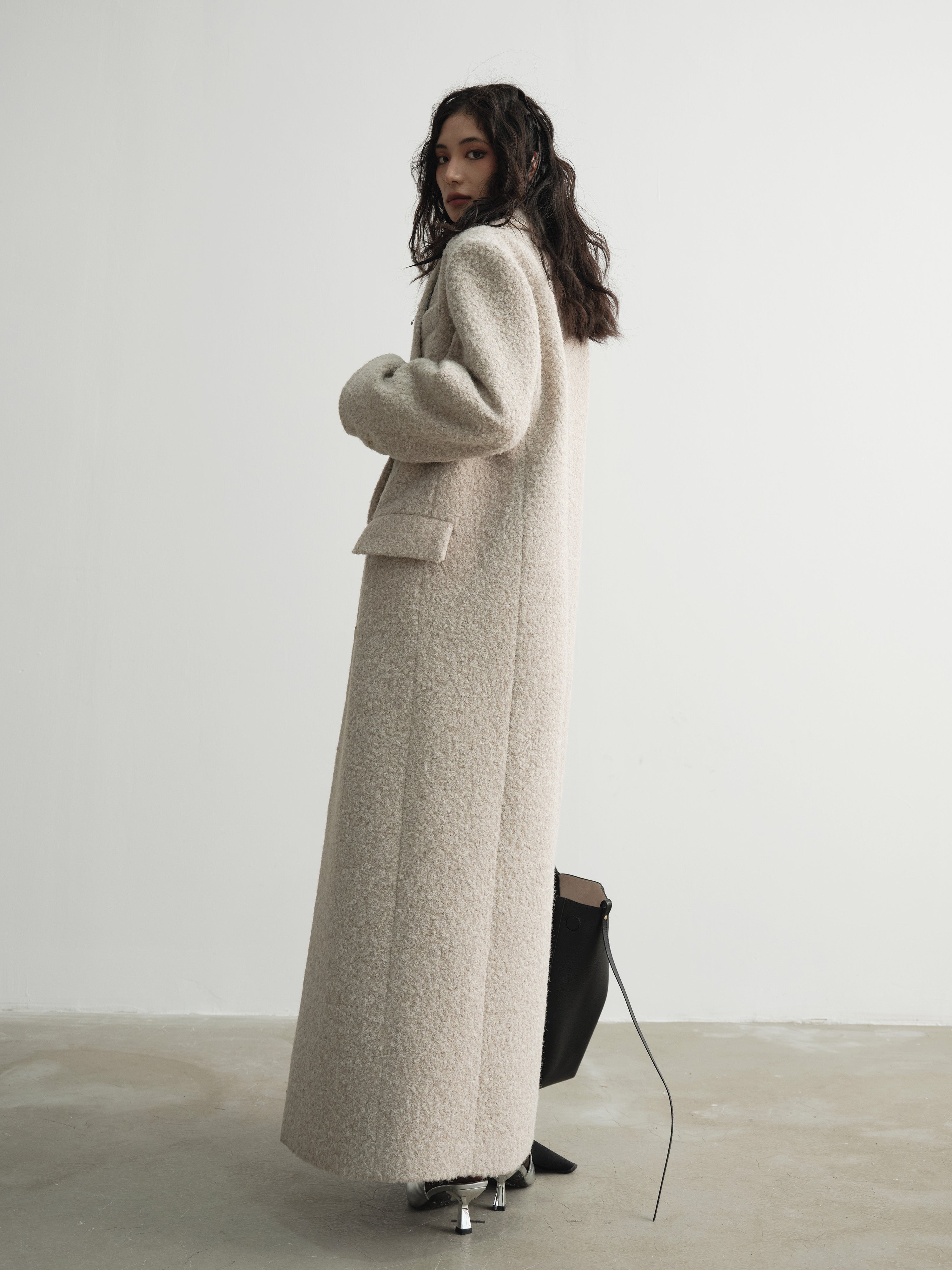 Oversized Wool Maxi Coat