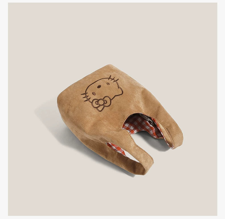 Gingerbread Kitty Pocket Tote