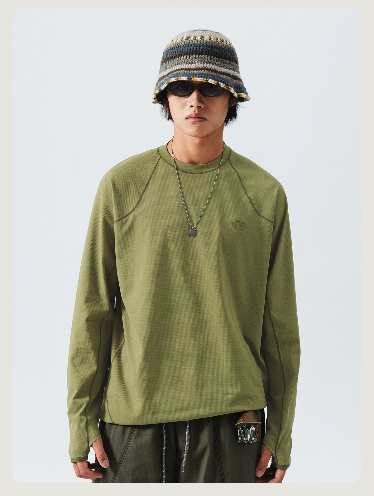 Textured Crewneck Performance Sweatshirt