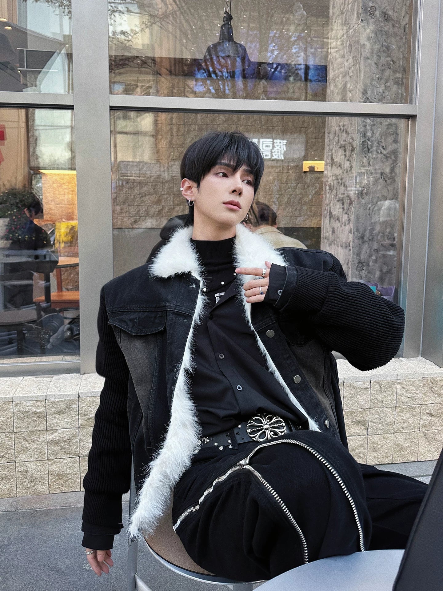 Polar Eclipse Faux-Fur Shell Jacket