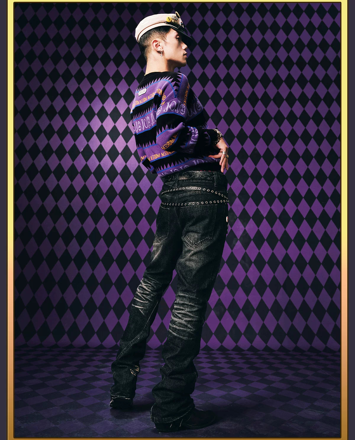 Violet Cipher Knit Sweater