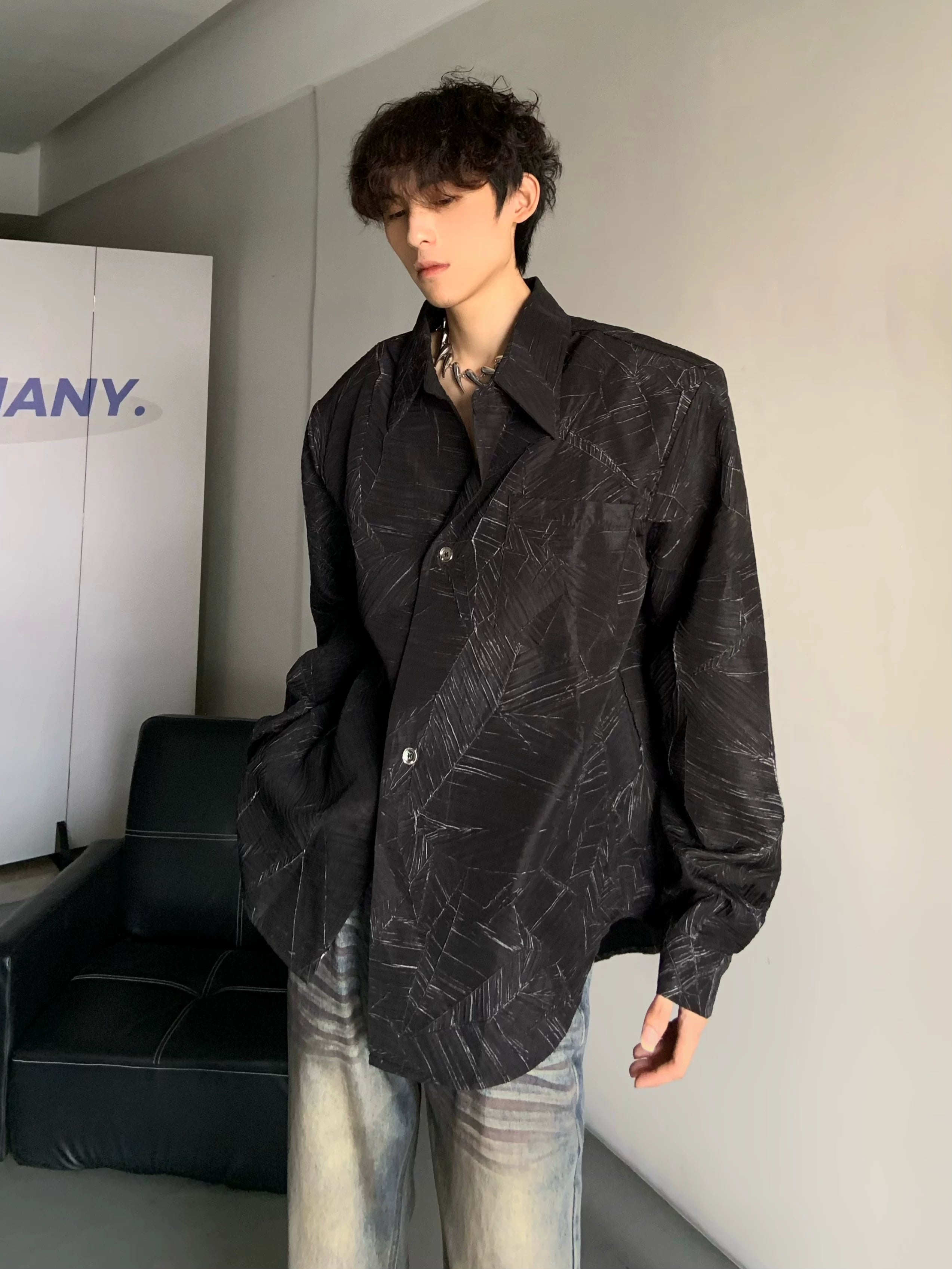 Frost Etch Oversize Shirt