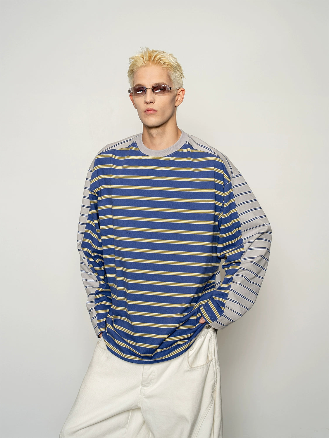 Solar Drift Dual Stripe Sweatshirt