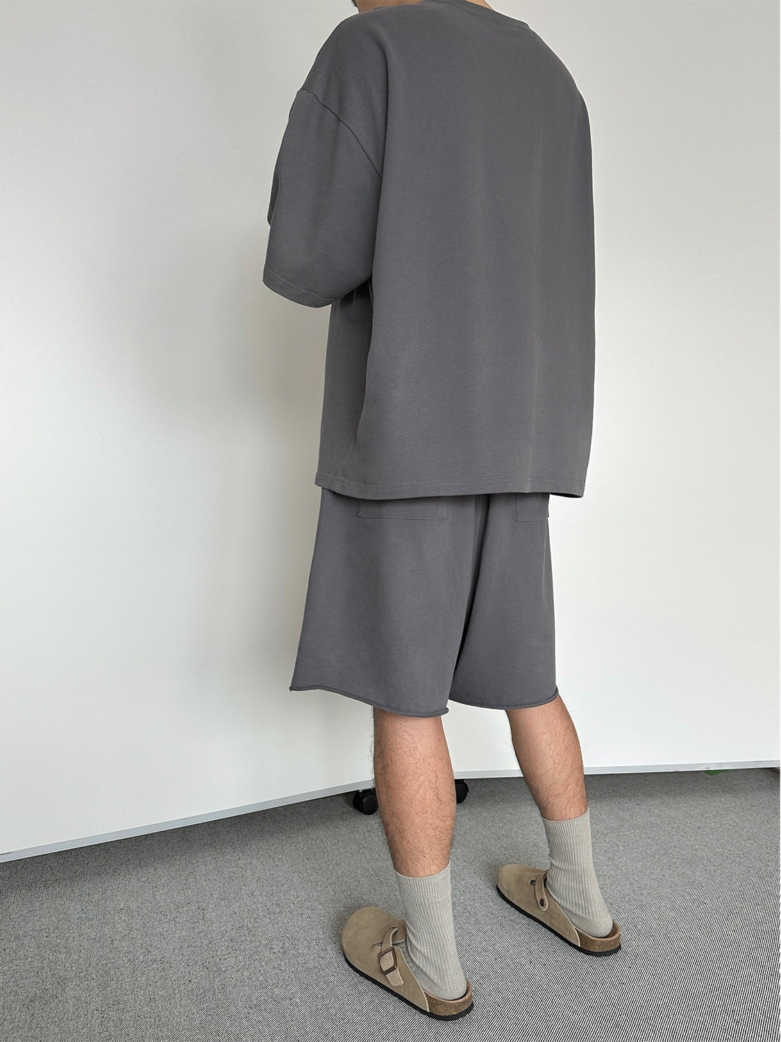 Oversized Relaxed T-Shirt and Shorts Setup