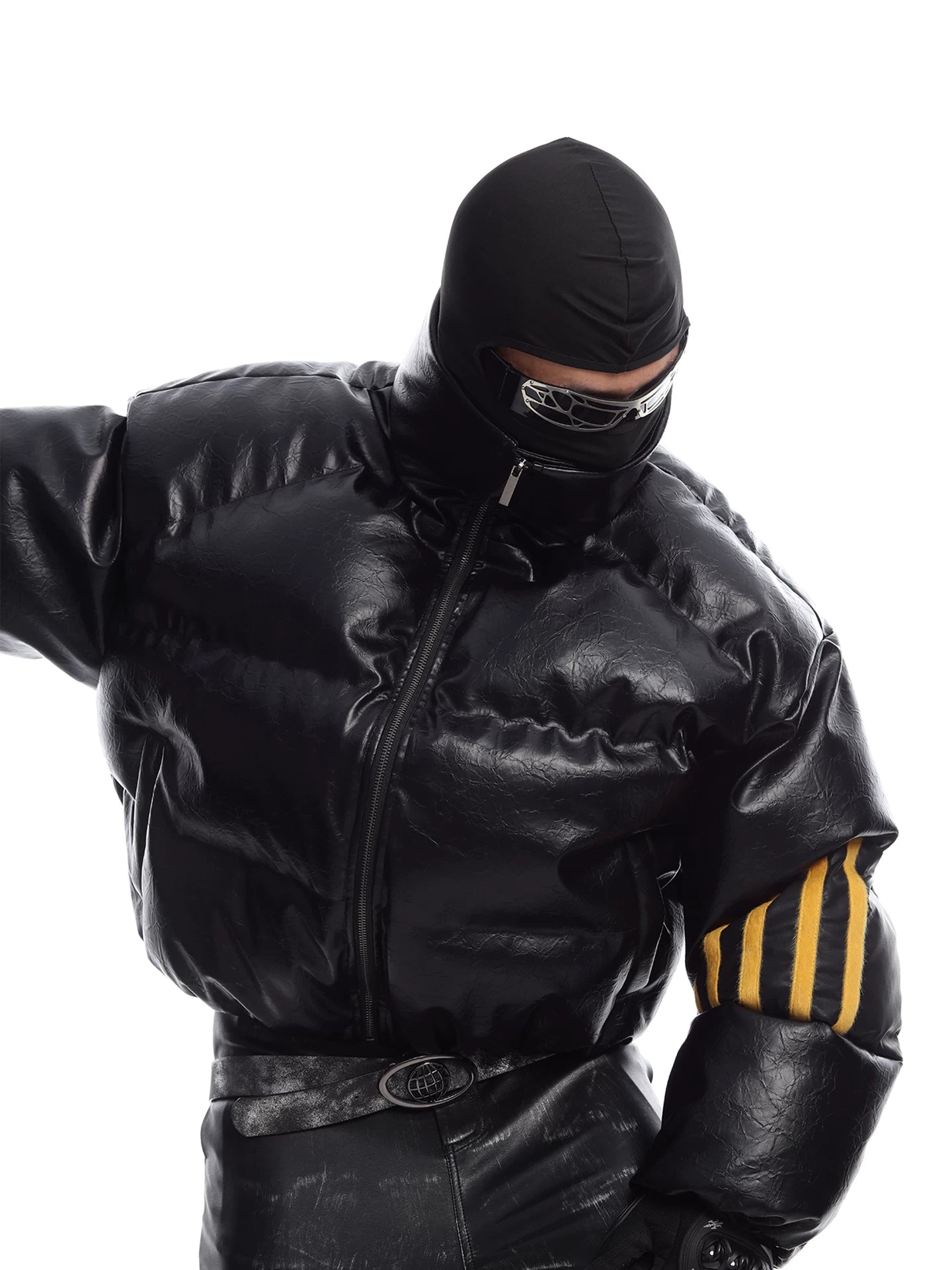 Obsidian Signal Armored Puffer Jacket