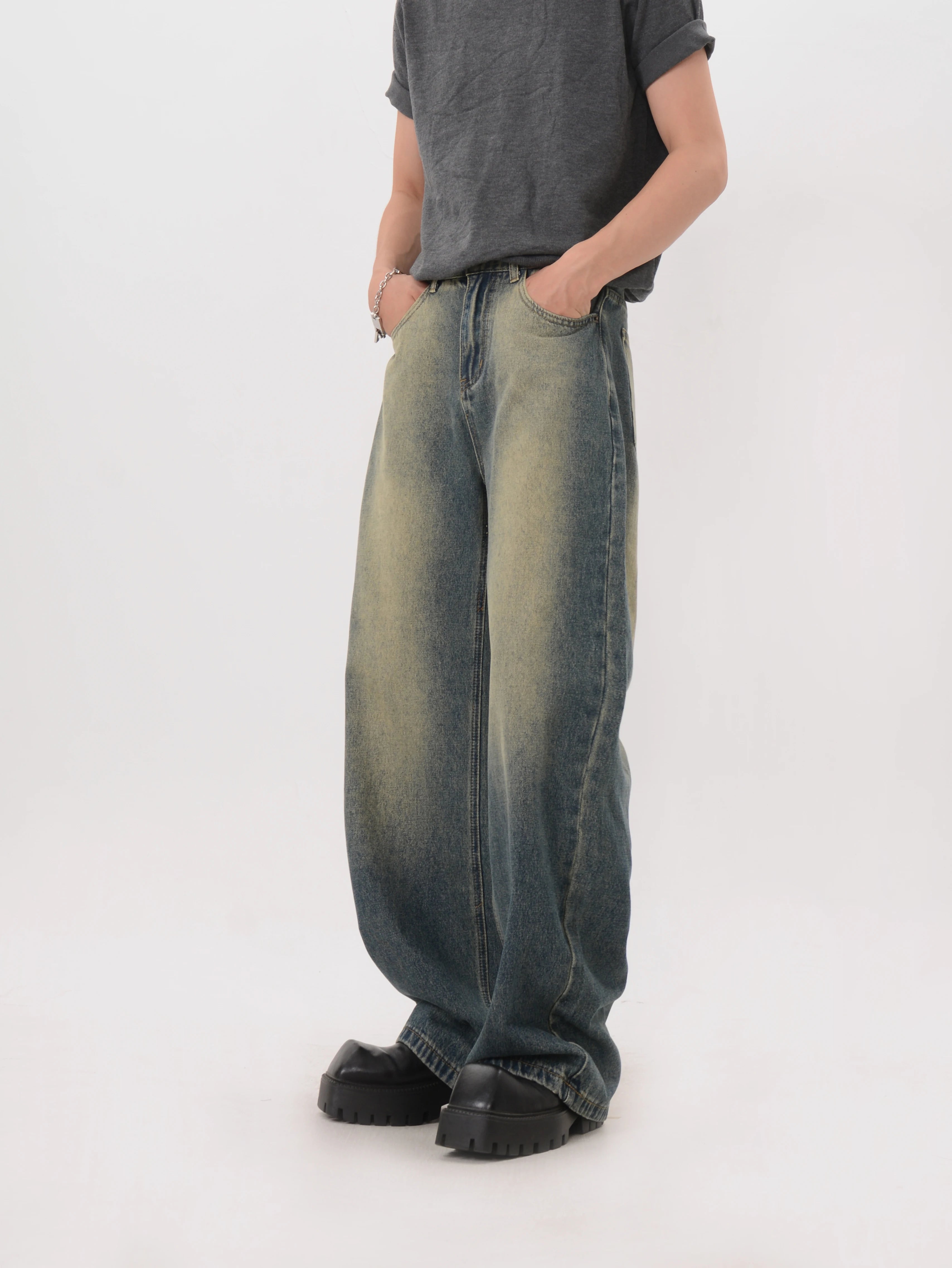 Skyfade Wide Leg Denim