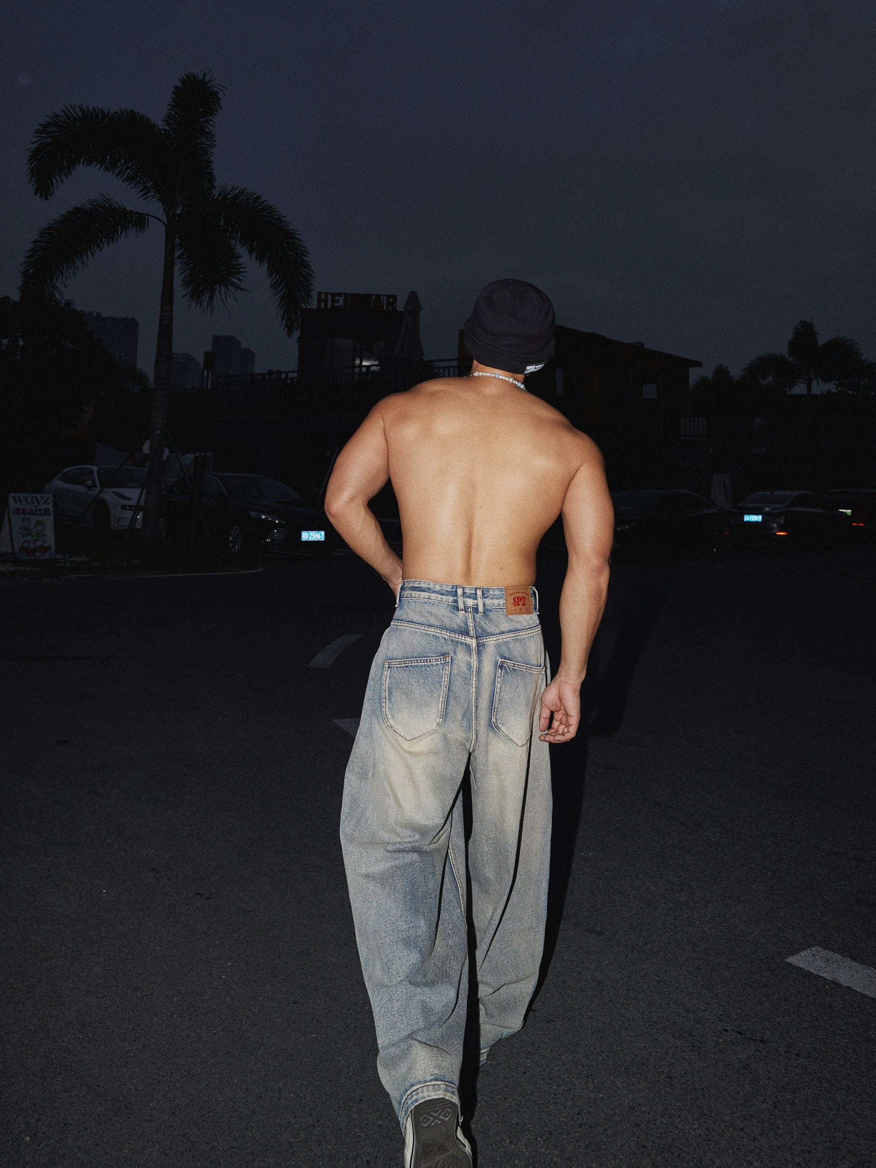 Midnight Boulevard Wide-Leg Jeans