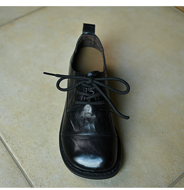 Obsidian Square Oxford Shoes