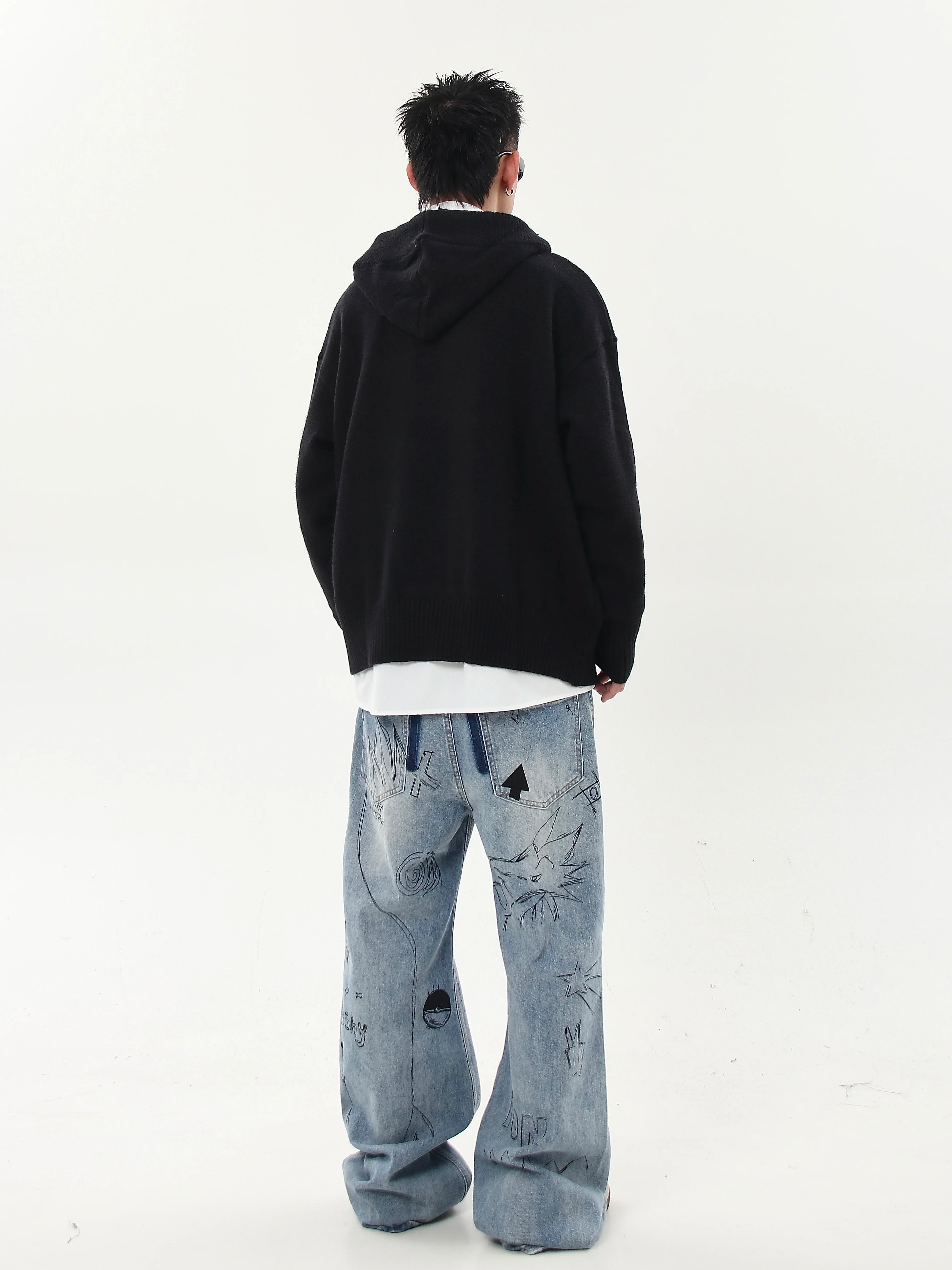 Ash Knit Relay Hoodie Sweater