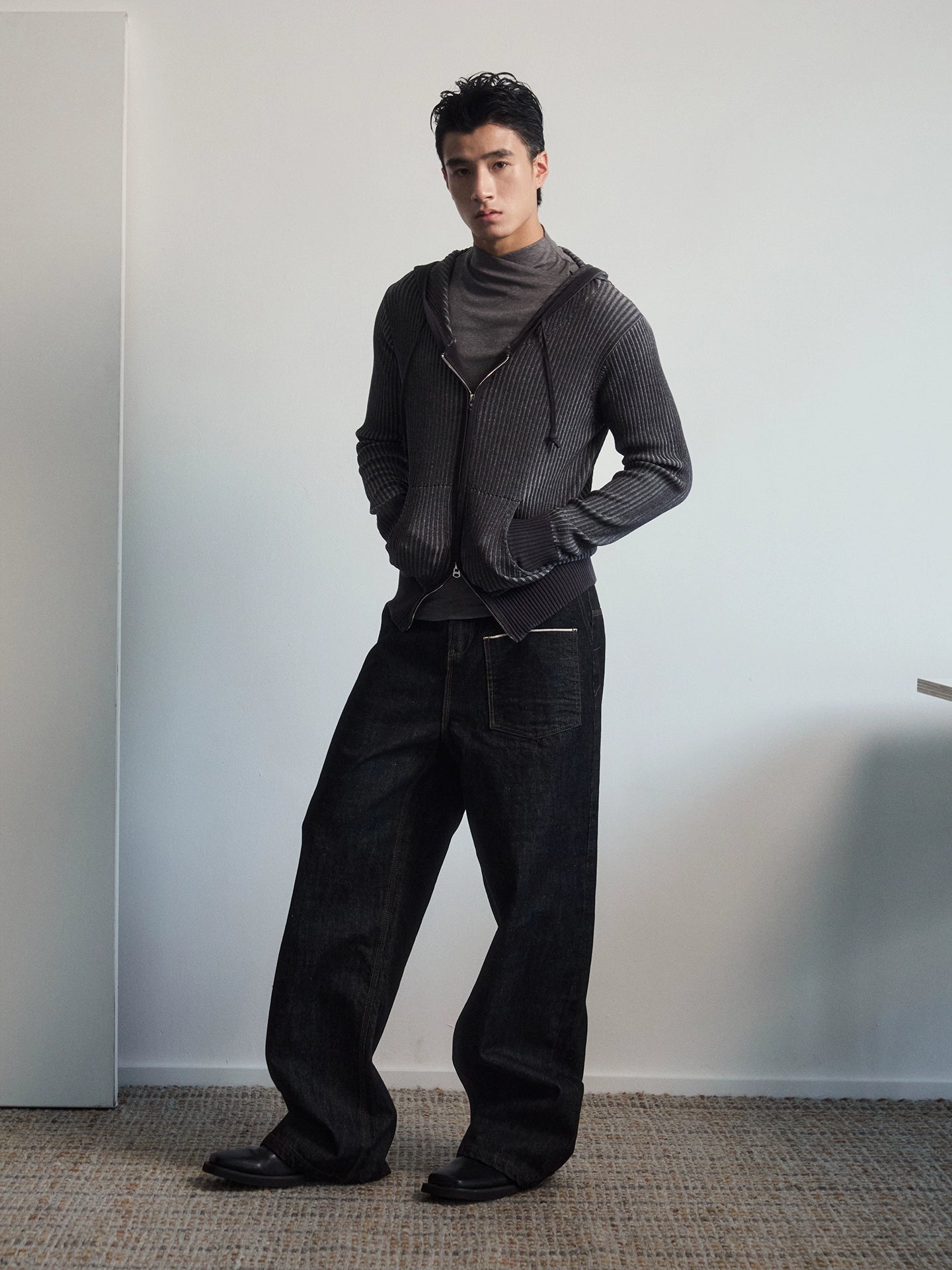 InkForge Wide Utility Jeans