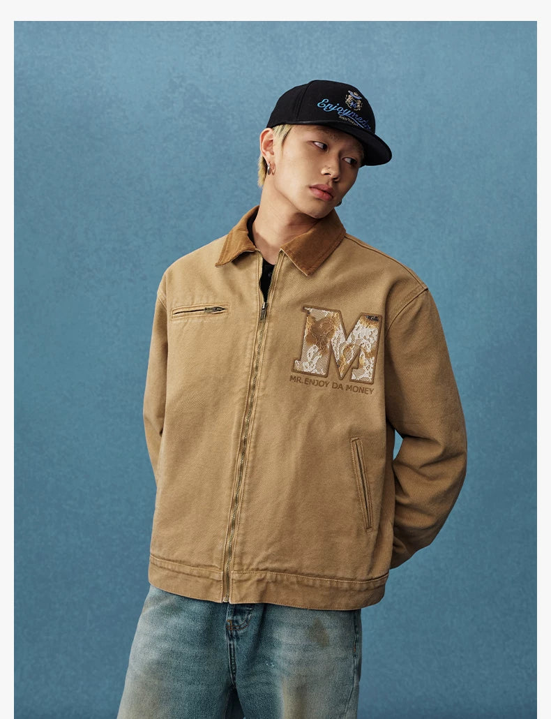 Vintage Embroidered Workwear Jacket