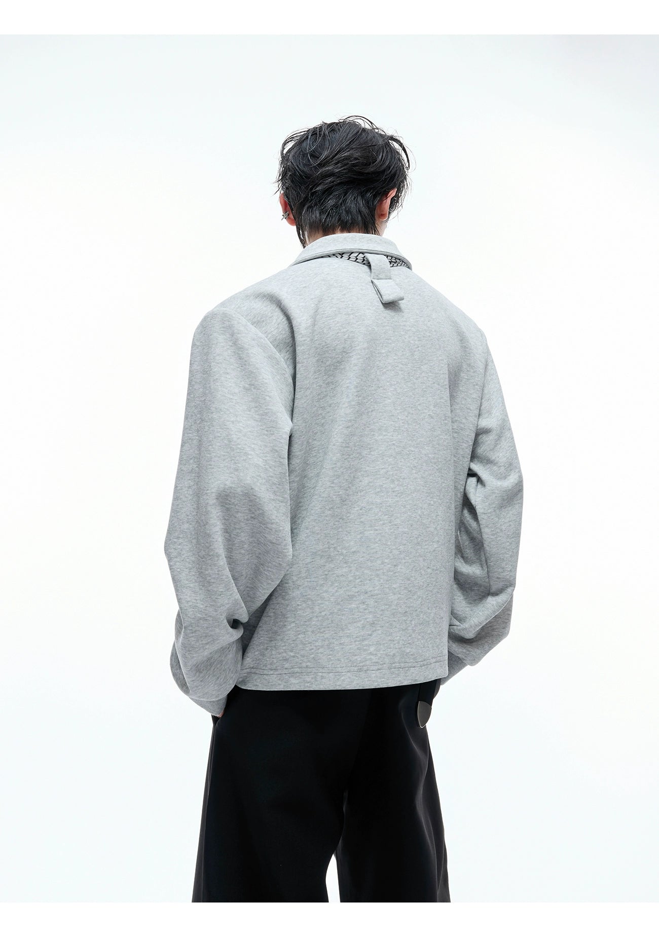 Statement Collar Sweater Shirt