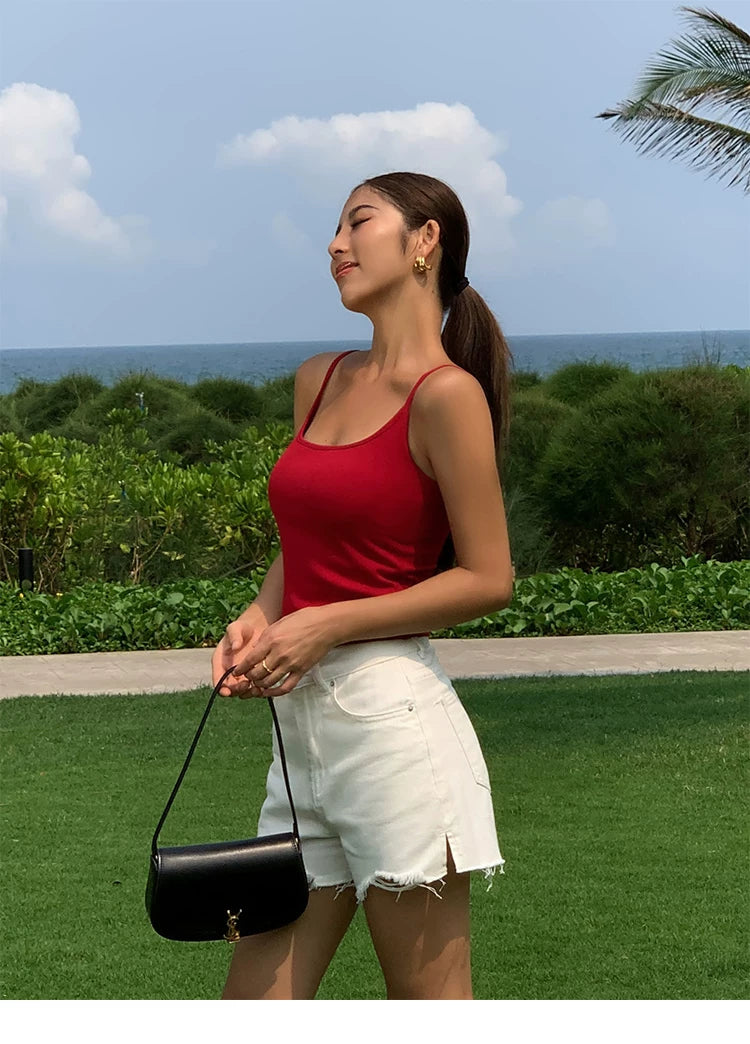 Rhythm Basics Fitted Cami Crop Top