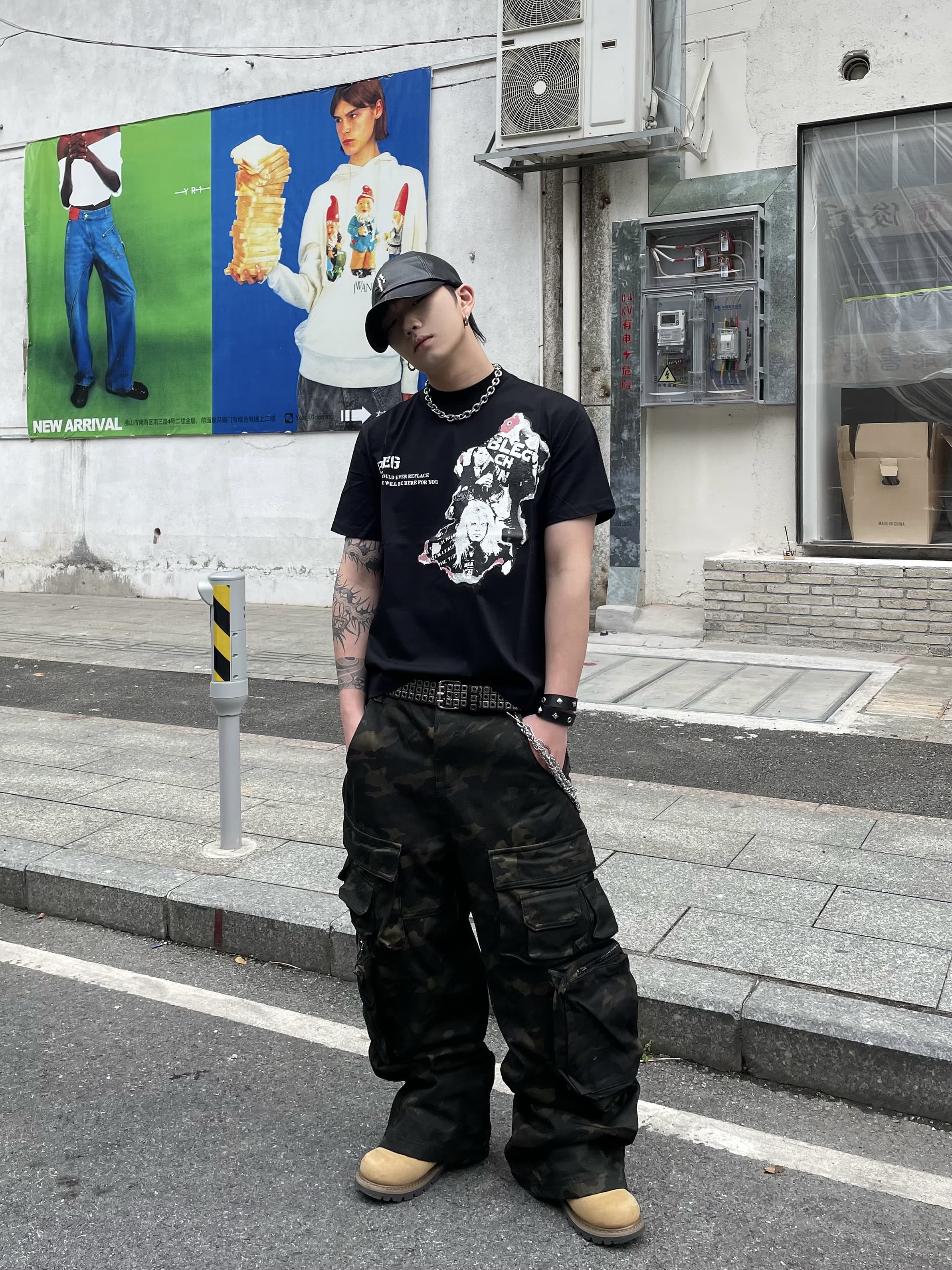 Urban Chaos Graphic Band Tee