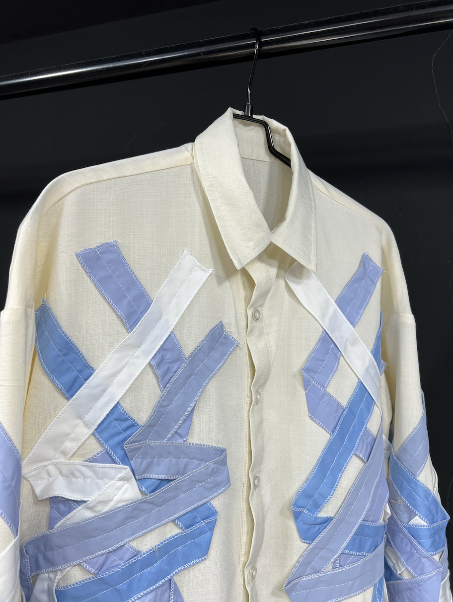 Glacier Circuit Ribbon Panel Shirt