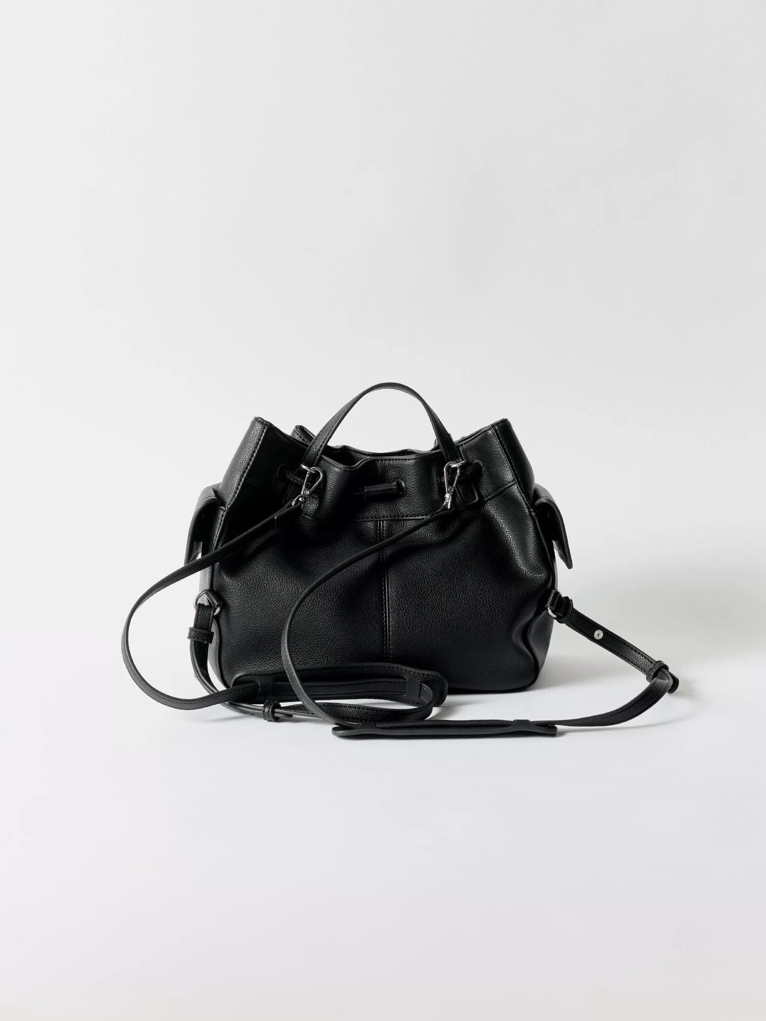 Star-Charm Convertible Drawstring Bucket Bag - view 4