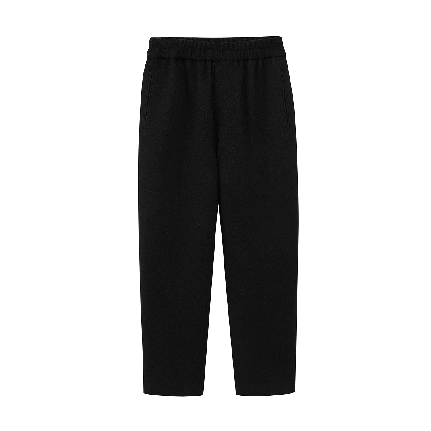 Elastic Straight Pants