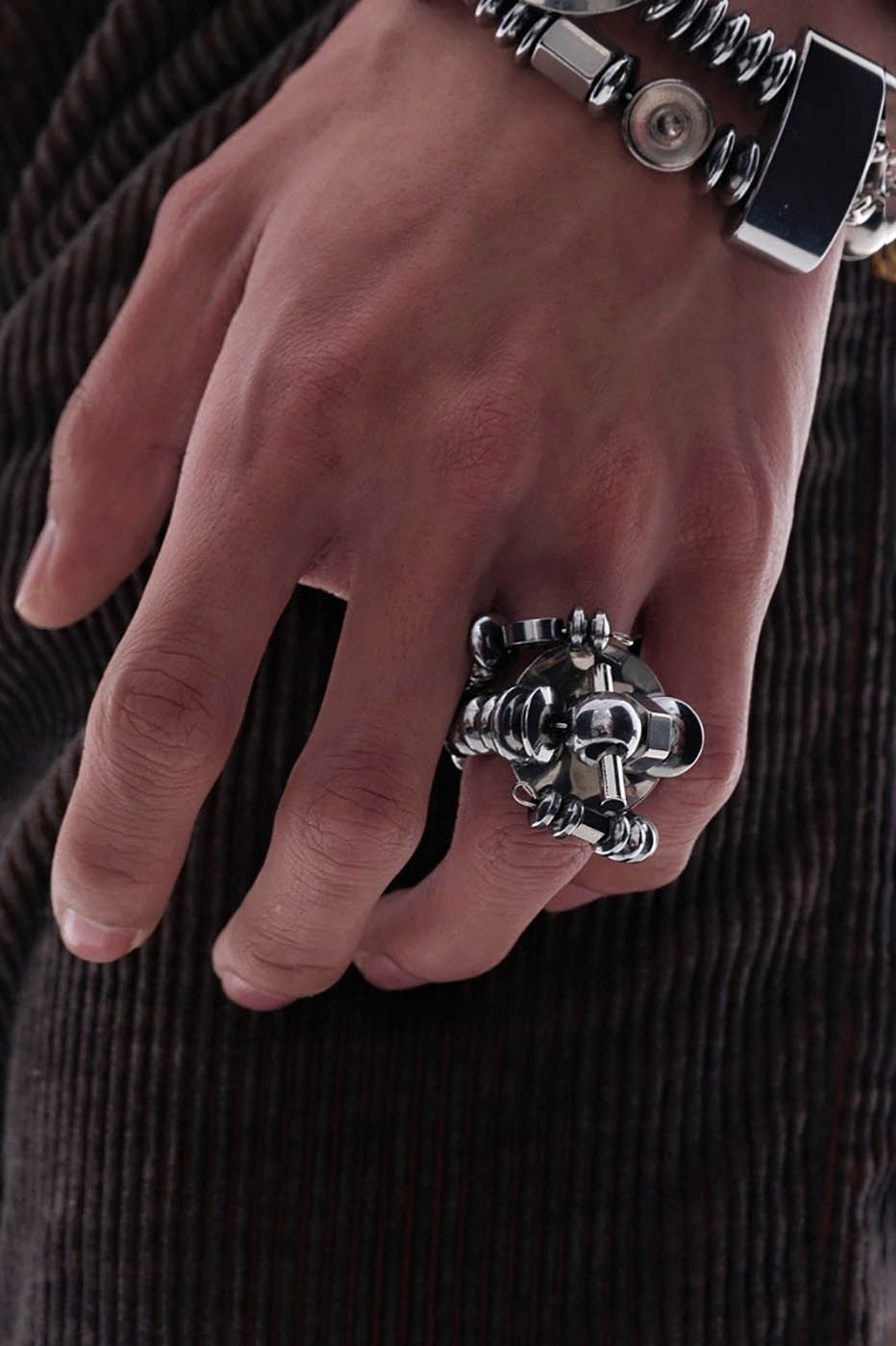 Industrial Mechanical Statement Ring