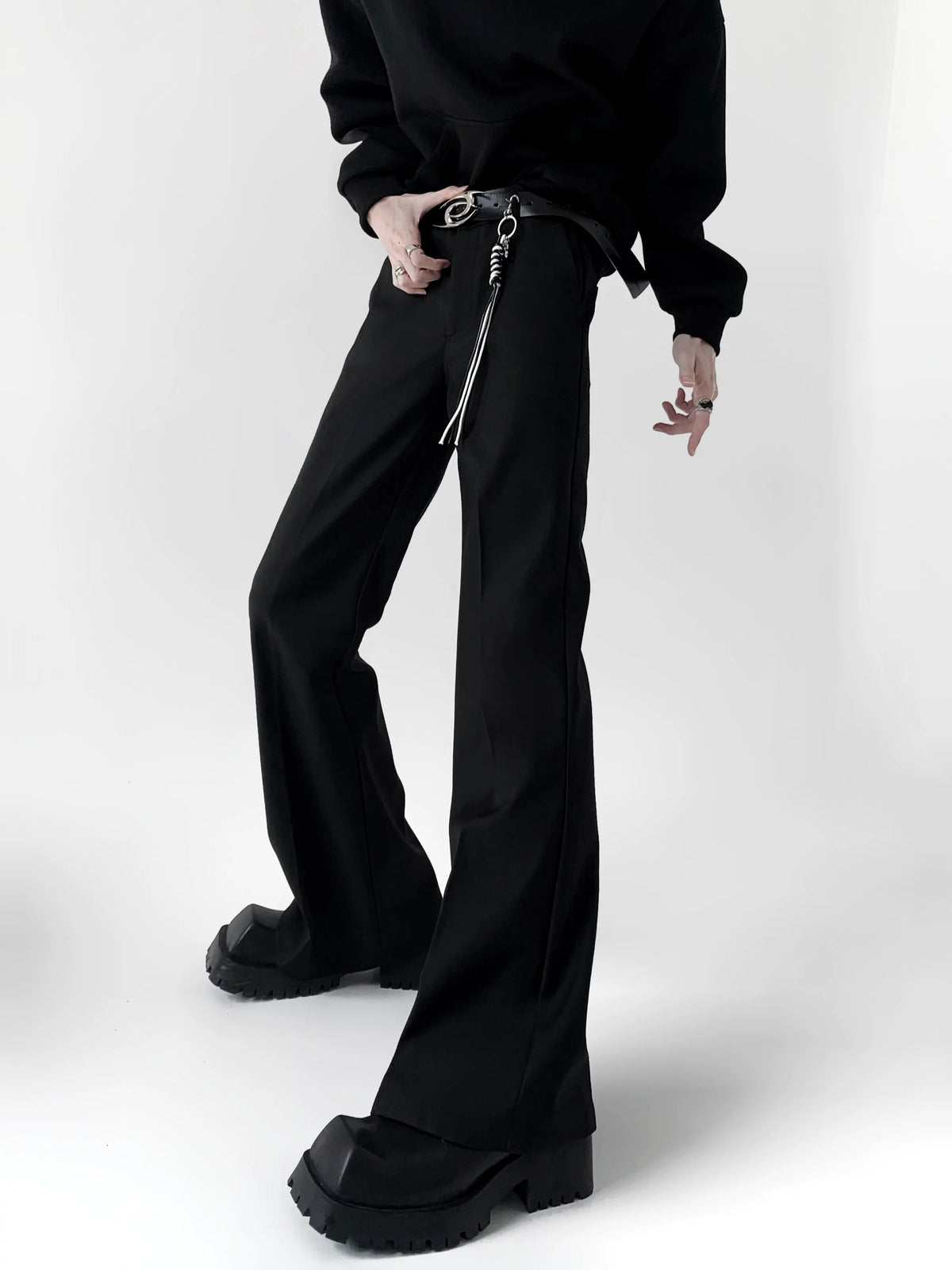 Tassel Flare Trousers