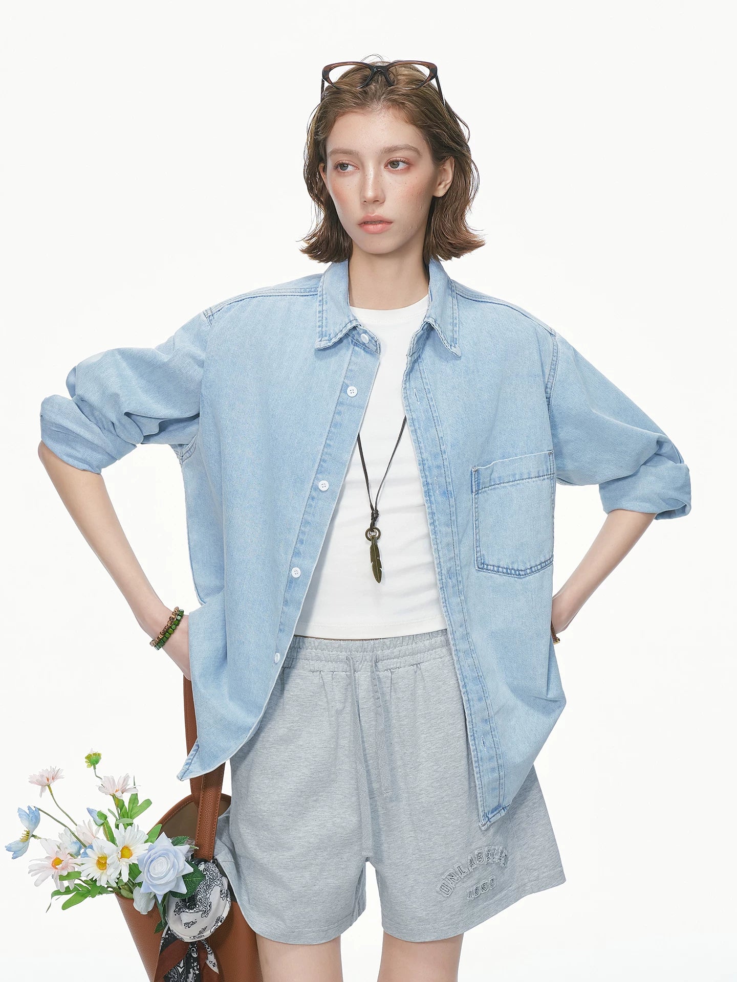 Indigo Studio Oversized Denim Shirt