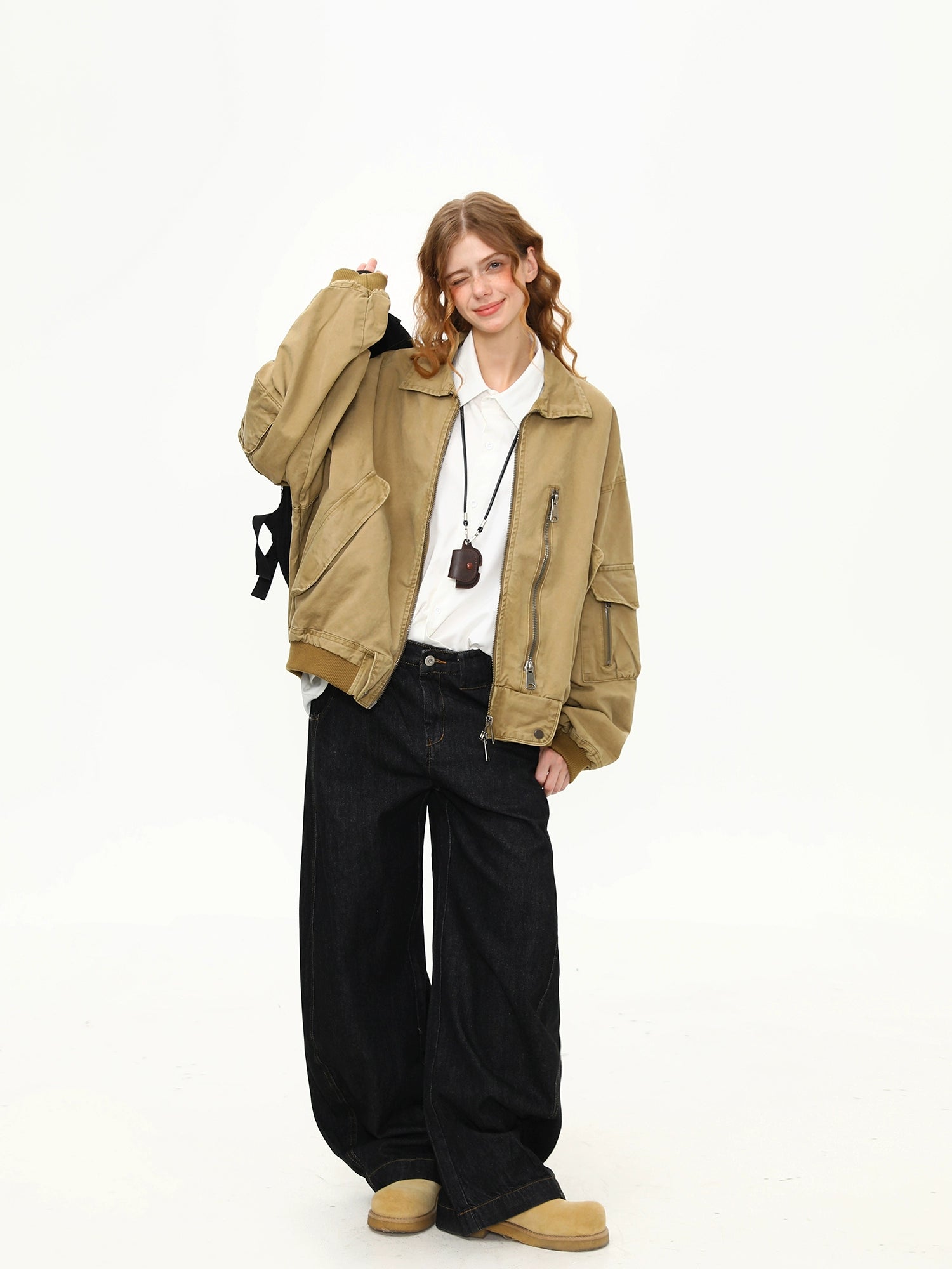 Desert Patrol Utility Bomber Jacket