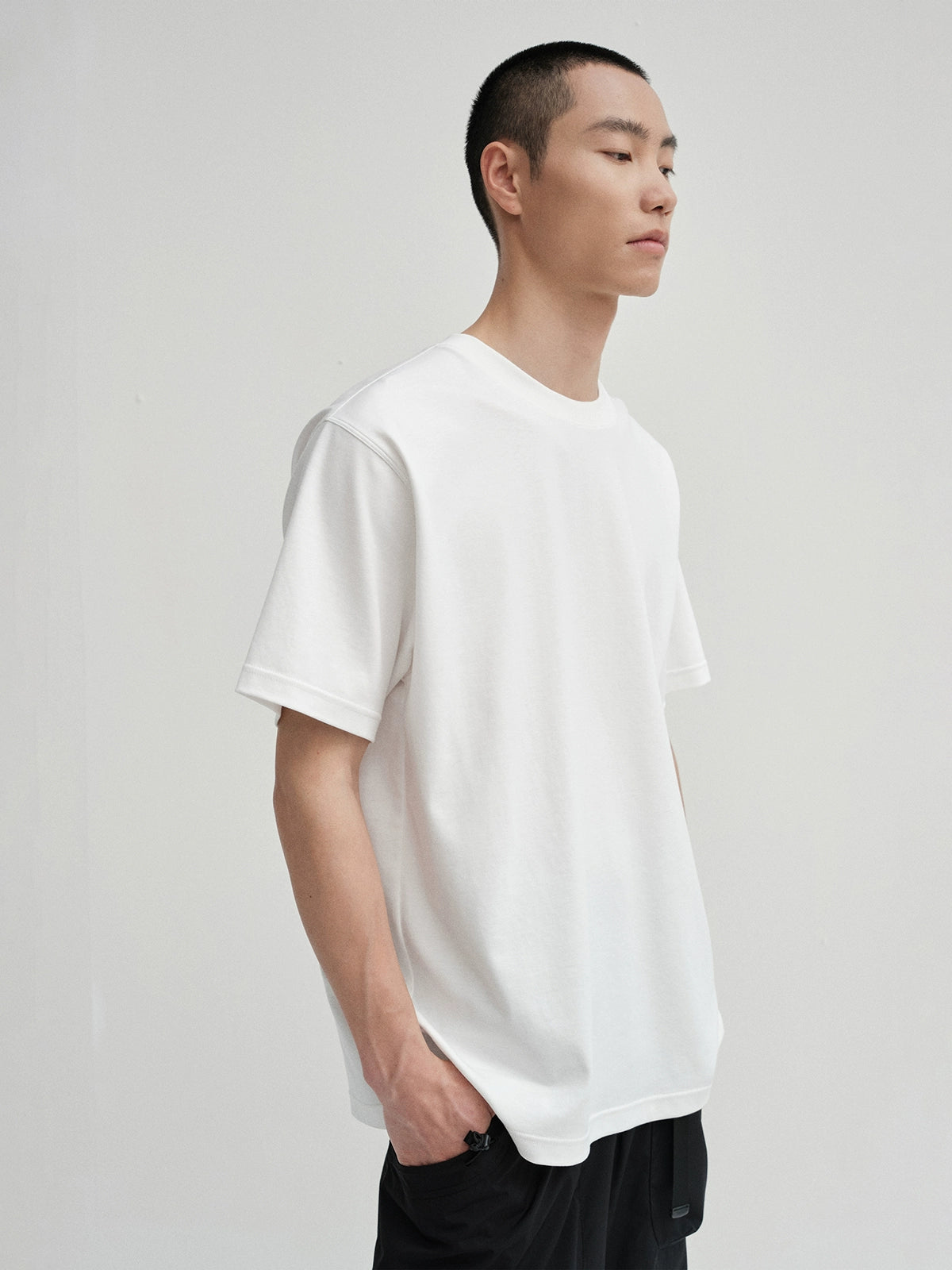 Basic Crew Neck Standard T-Shirt