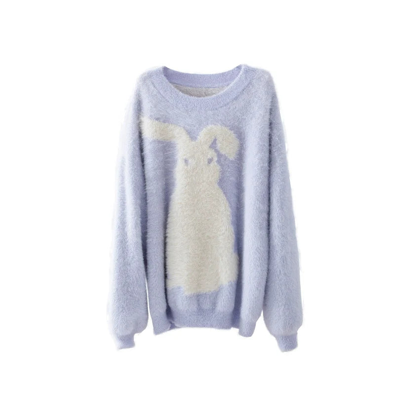 White Rabbit Mohair Winter Pullover